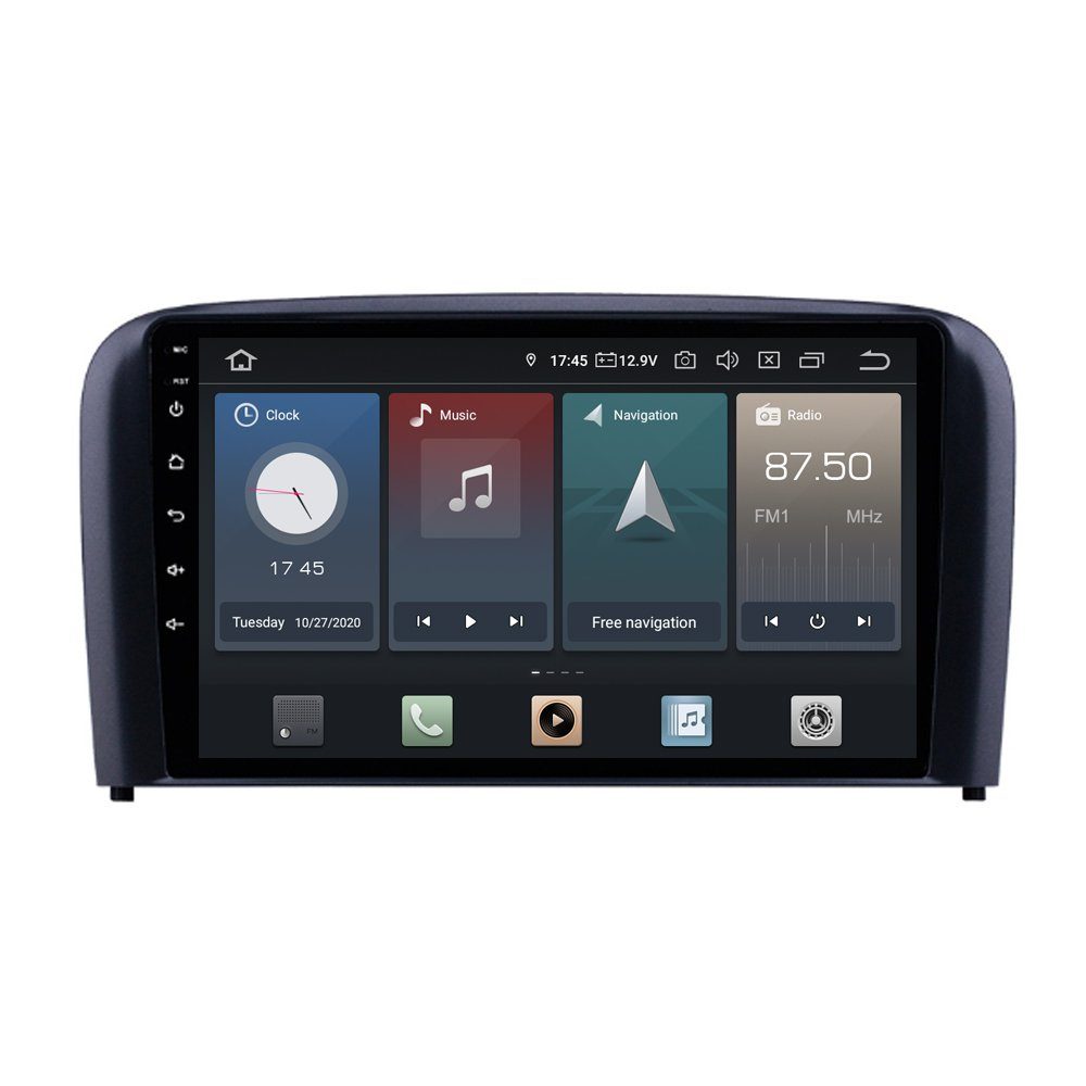 TAFFIO Für Volvo S80 98-06 9 Touch Android Autoradio Bluetooth