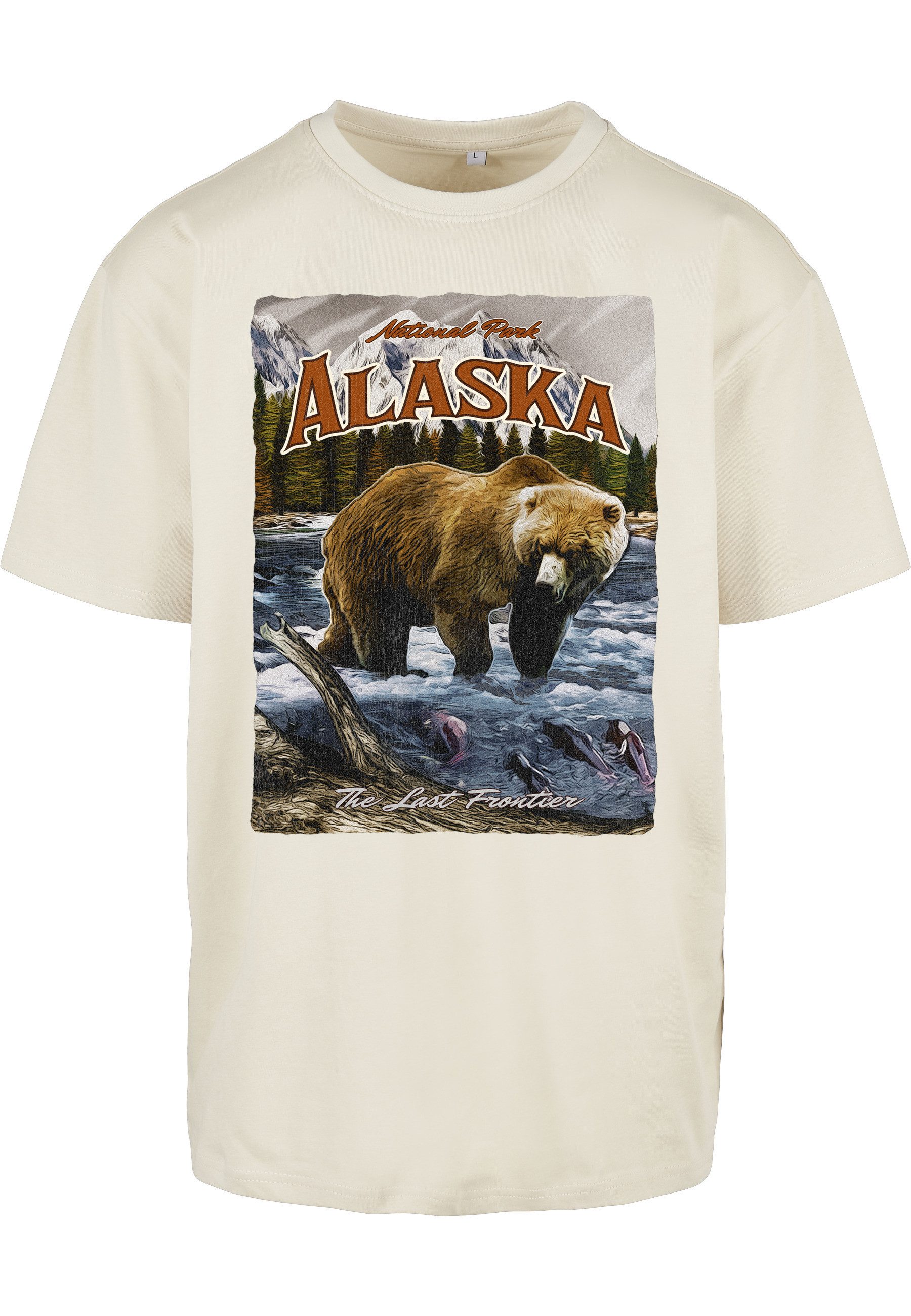 T-Shirt Upscale by Mister Tee Herren Alaska Vintage Oversize Tee