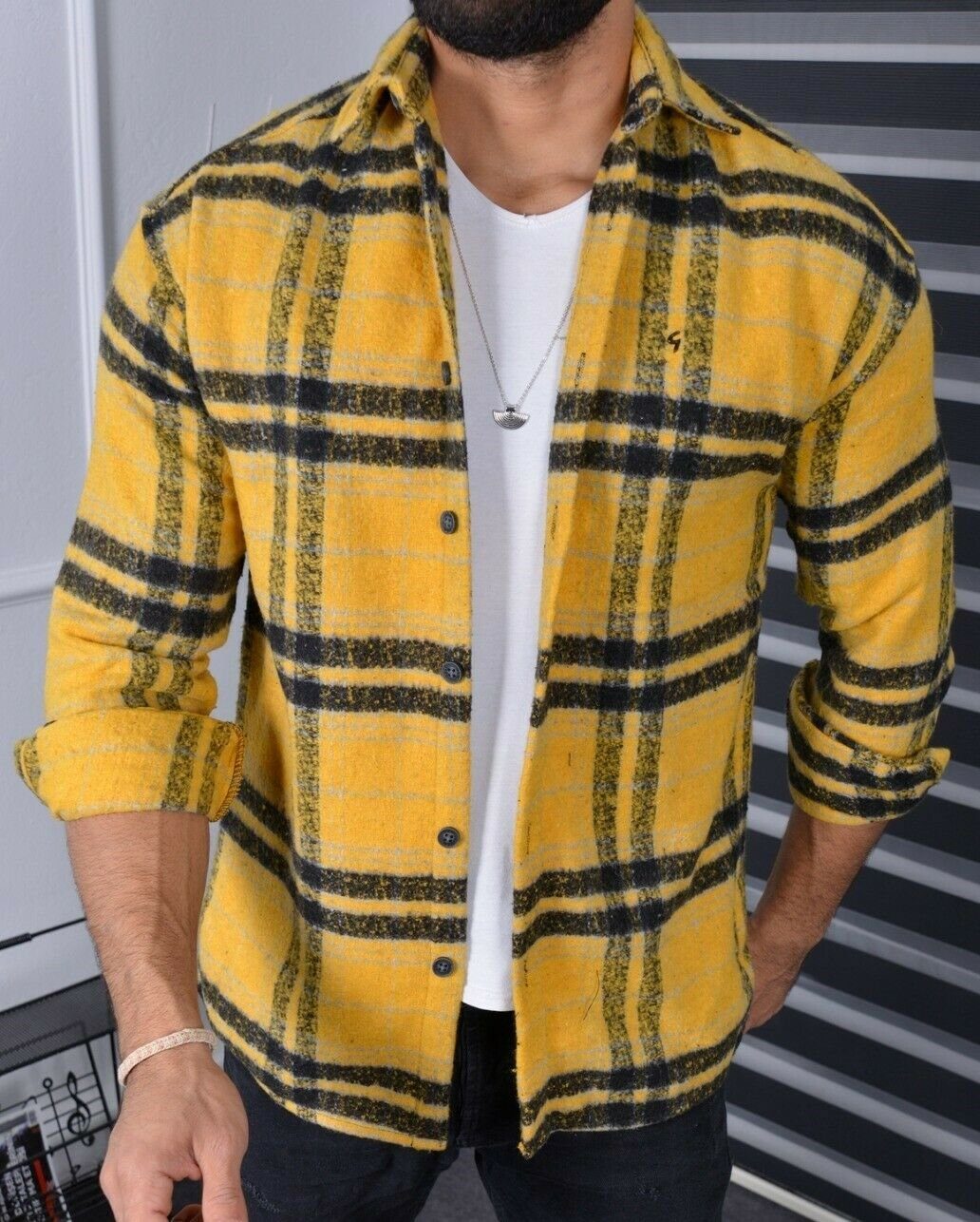 Megaman Jeans Flanellhemd H-258 Flanellhemd Kariert günstig online kaufen