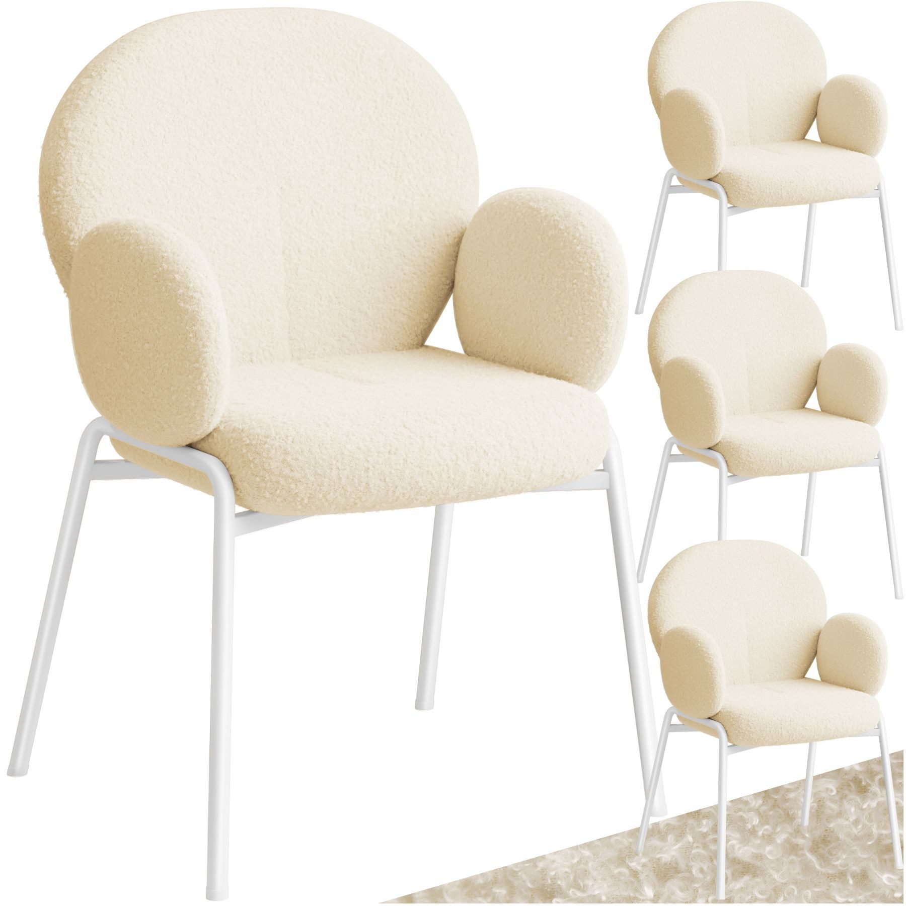 tectake Esszimmerstuhl Stuhl (Set, 4 St), günstig online kaufen