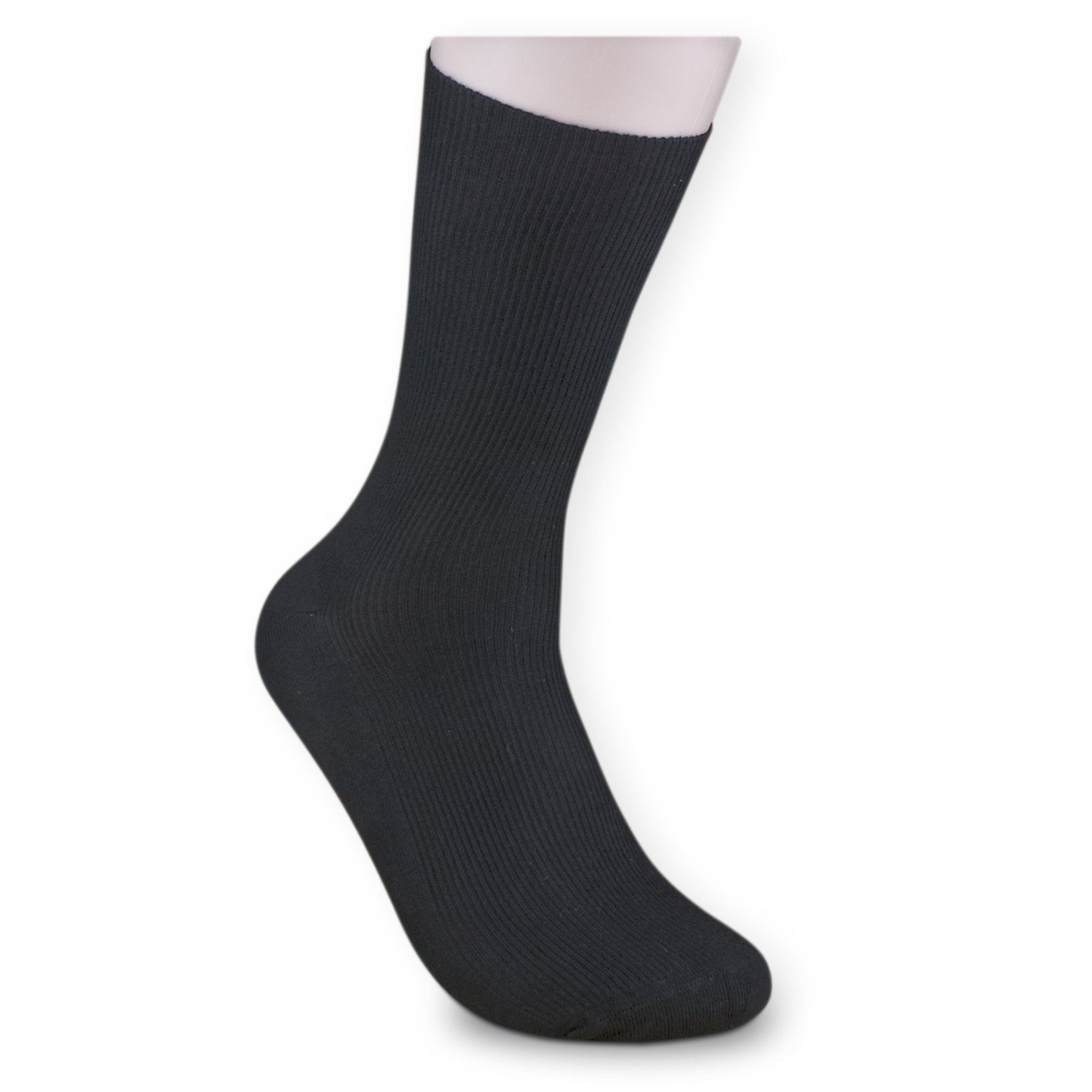 Die Sockenbude Gesundheitssocken BLACK (Bund, 5-Paar, schwarz) ohne Gummi