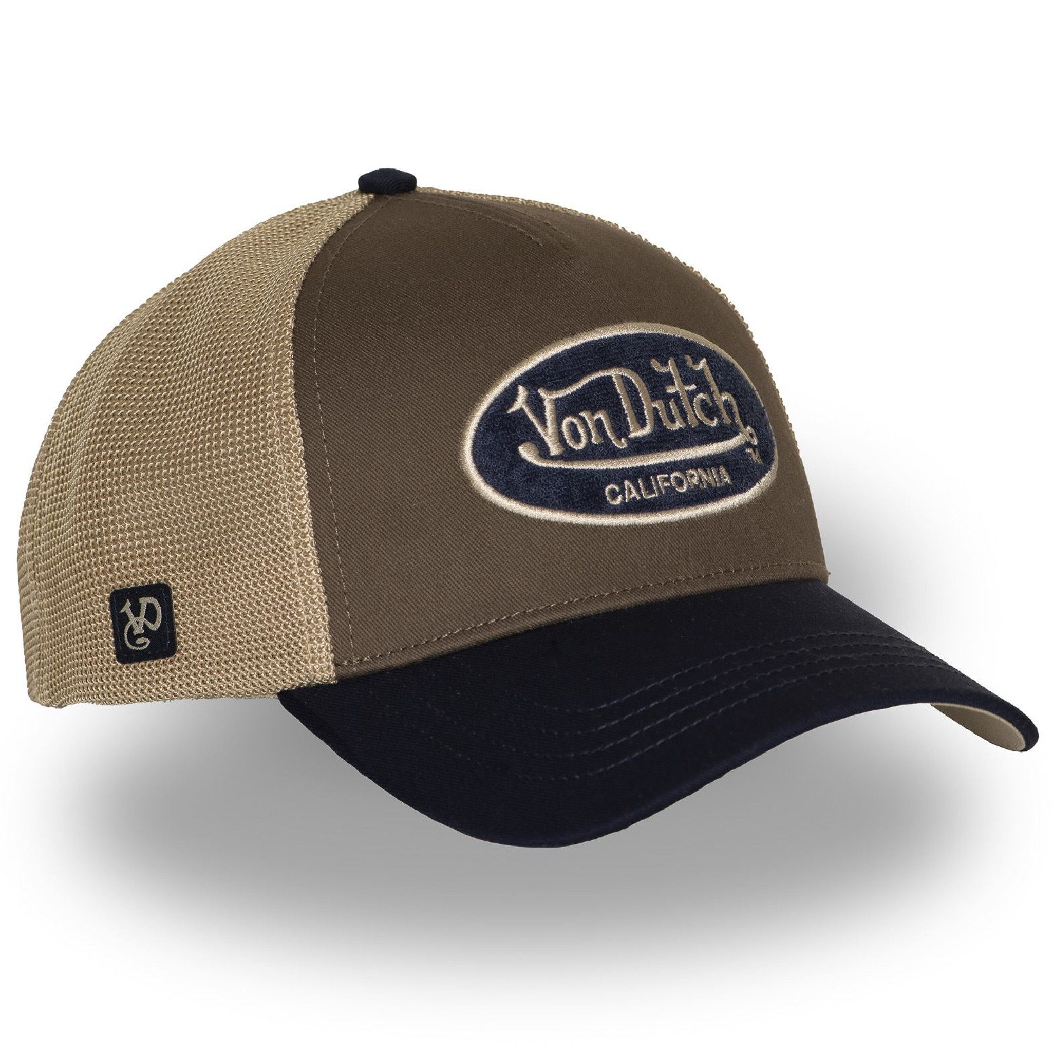 Von Dutch Trucker Cap Von Dutch Originals Trucker Cap - CALIFORNIA TERRY PATCH Mesh (Basecap, Basecap, Meshcap, Trucker Kappe)