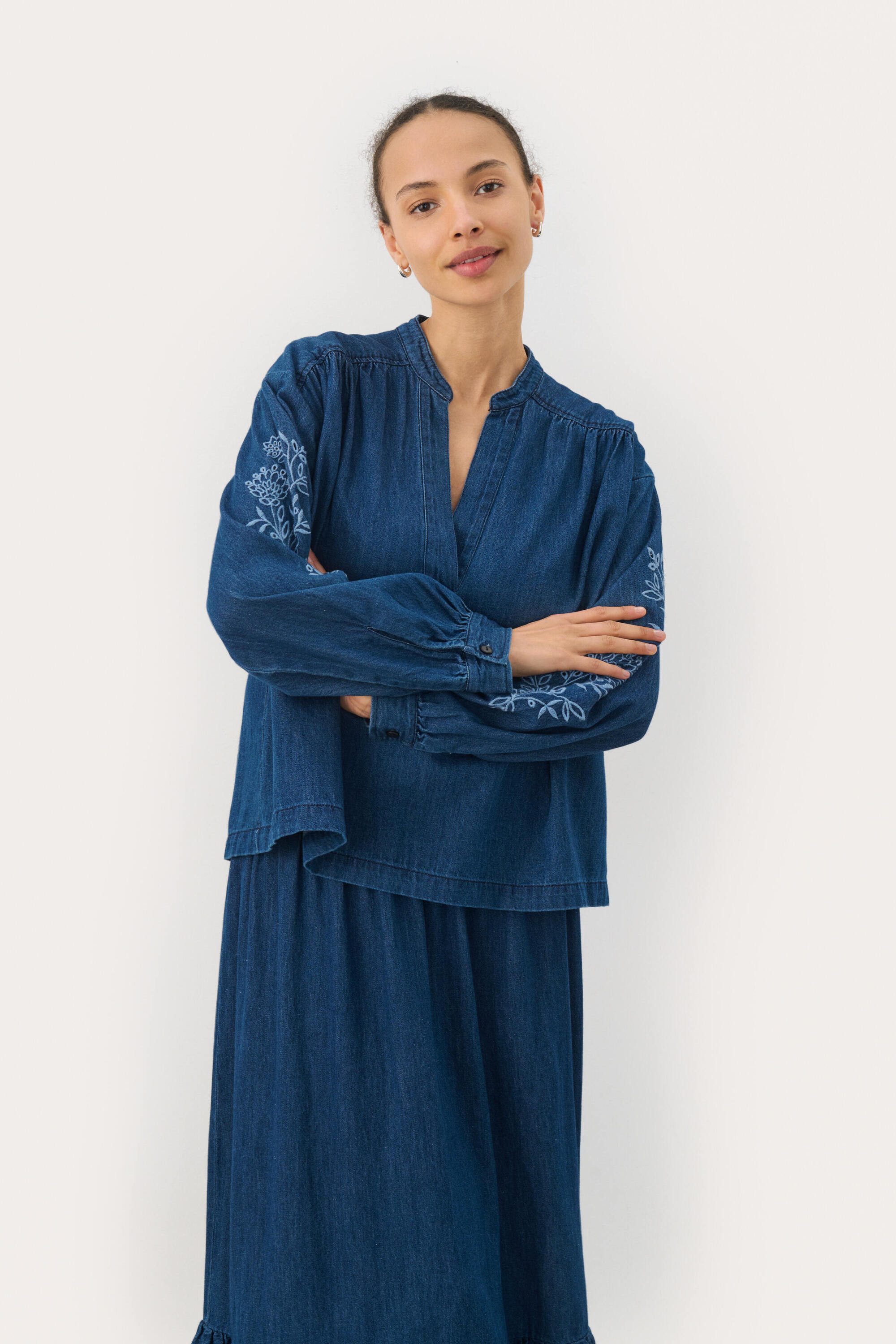 Part Two Langarmbluse Langarm-Bluse TerkaPW