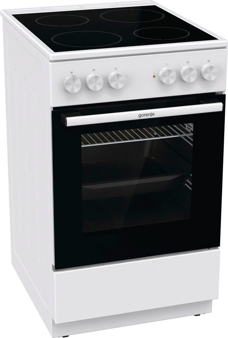 GORENJE Elektro-Standherd GEC5A21WG, Aqua Clean, PerfectGrill. Gleichmäßige knusprige Ergebnisse – Bild 2 von 5