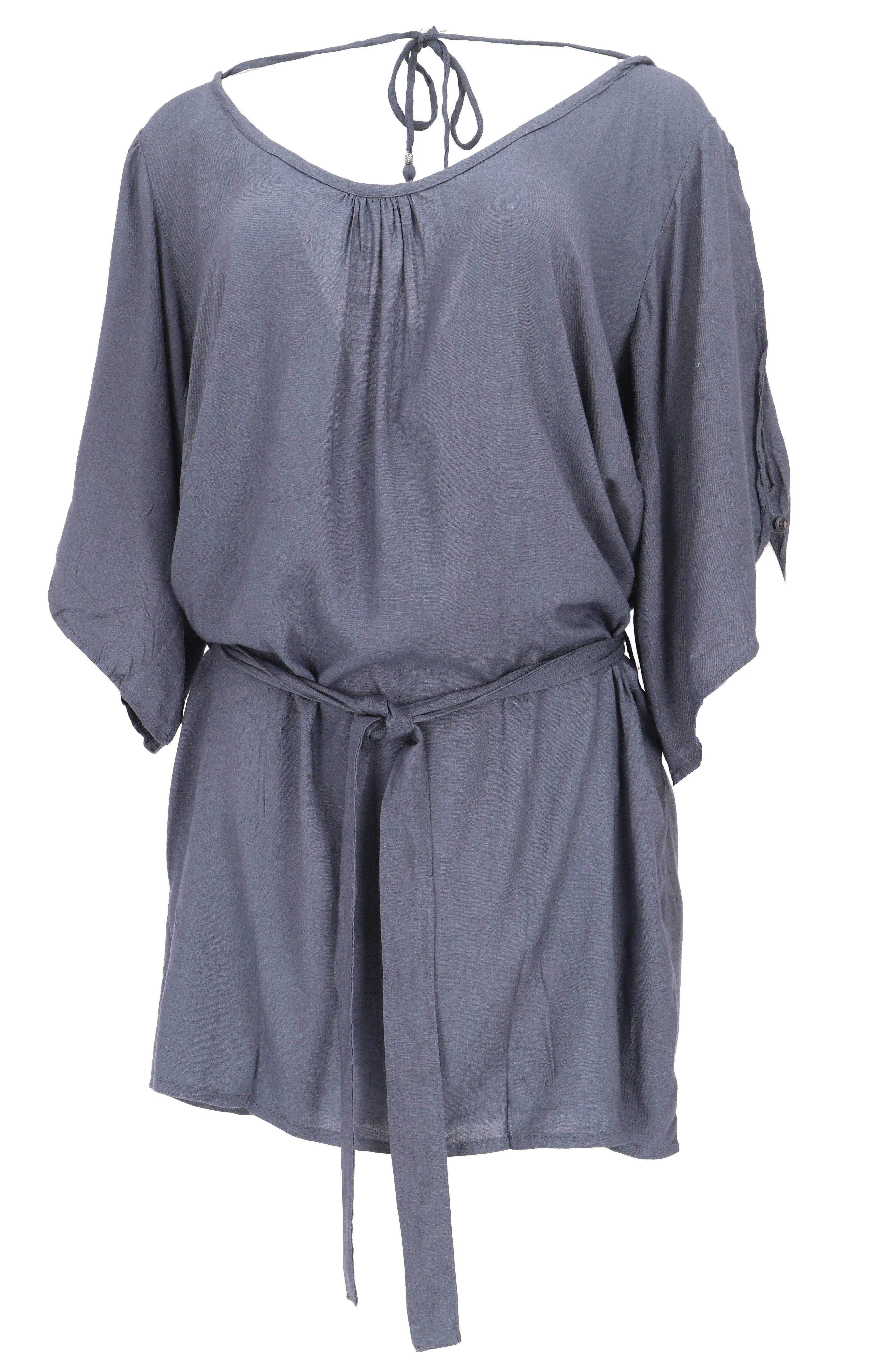 Guru-Shop Longbluse Luftige Maxitunika, Boho Sommertunika,.. günstig online kaufen
