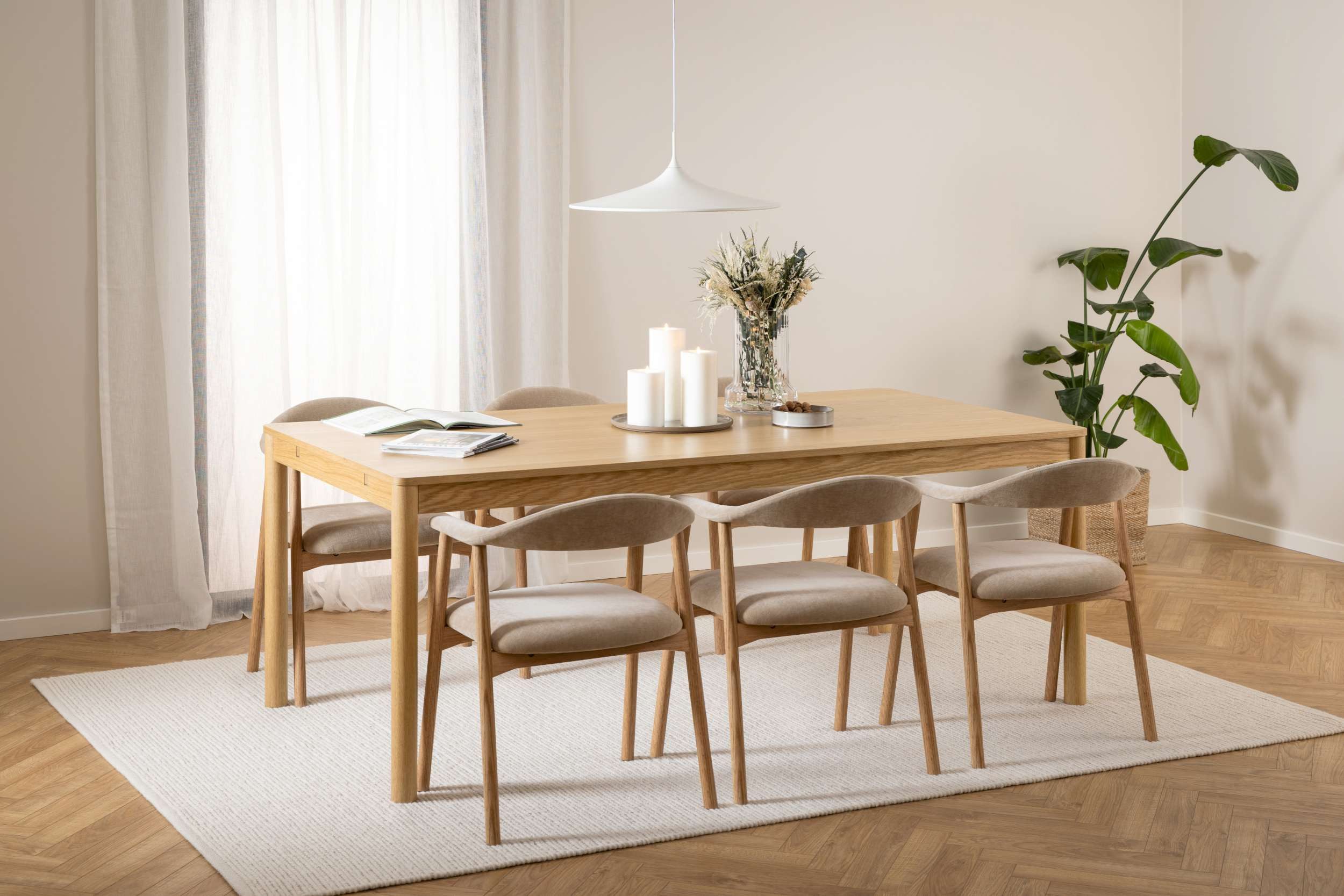 99rooms Esstisch Valero (Esstisch, Tisch), Perfekte Kombination aus Design & Komfort