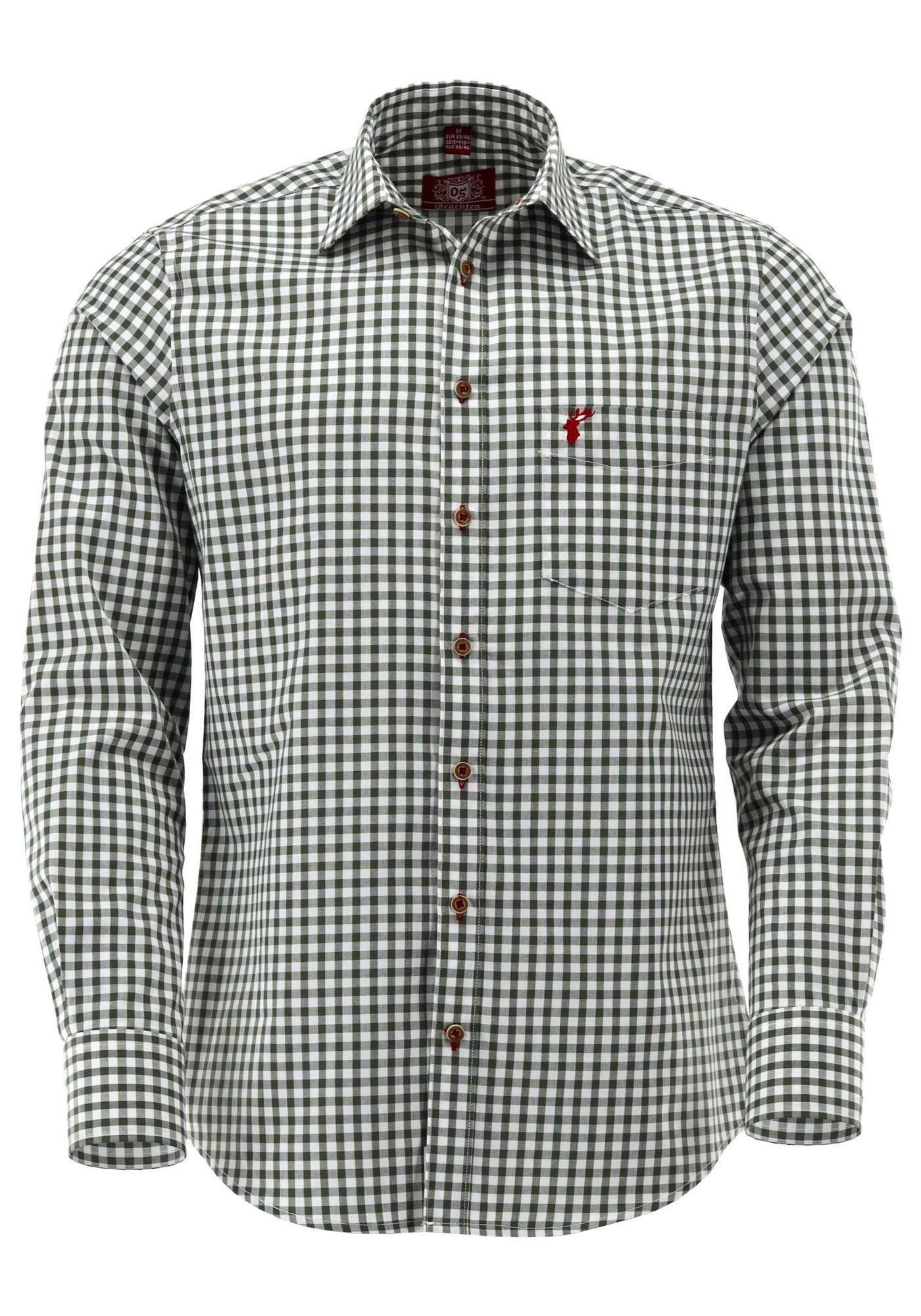 OS Trachten Trachtenhemd Inosip Slim Fit, günstig online kaufen