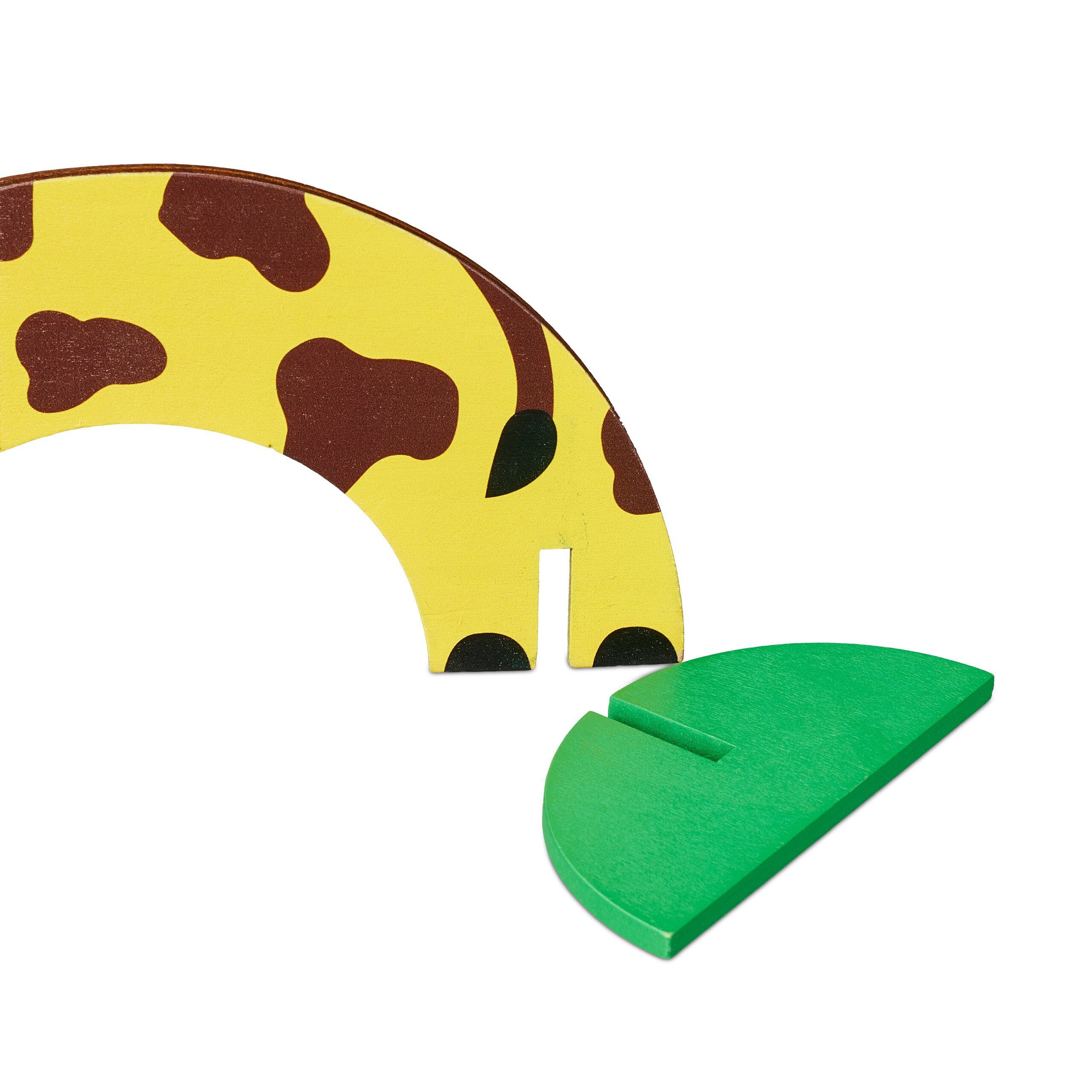relaxdays Spielzeug-Gartenset Krocket Spiel für Kinder im Tier-Design