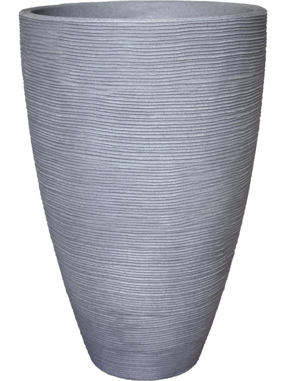 Geli Pflanzkübel Geli Pflanztopf mit Rillen Ø 40 x 60 cm betonfarbe