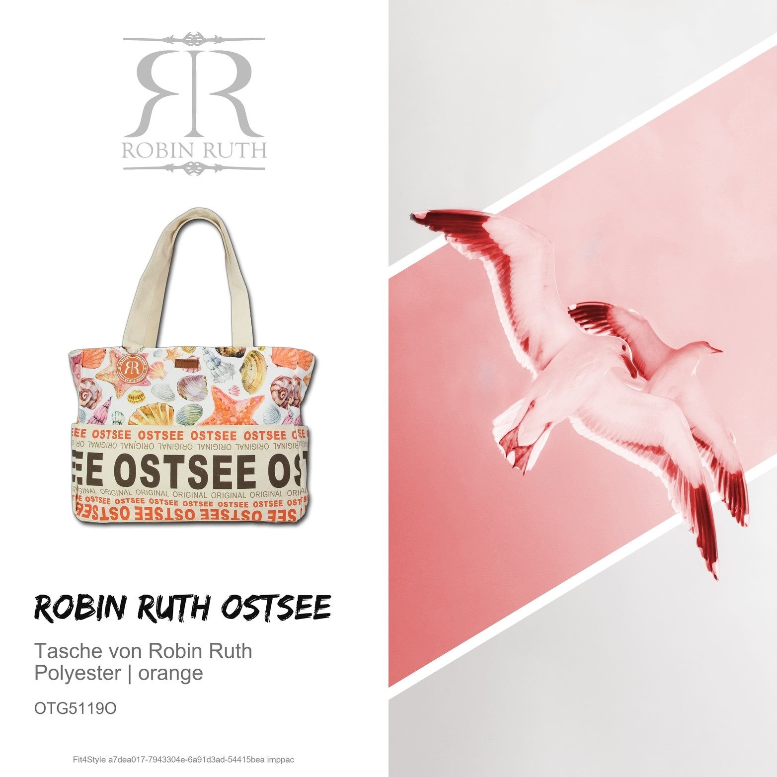 Robin Ruth Schultertasche orange mehrfarbig Robin Ruth Tasche (Schultertasche, Schultertasche), Damen, Jugend Tasche Naturbaumwolle, Polyester orange, mehrfarbig