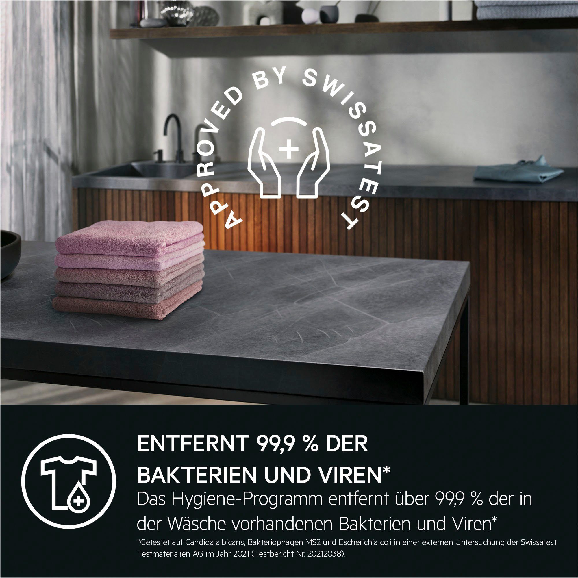 Wärmepumpentrockner kg, Trockenergebnisse Textilien 8 9000 perfekte allen AbsoluteCare®Plus bei AEG ​ - TR9A75680,