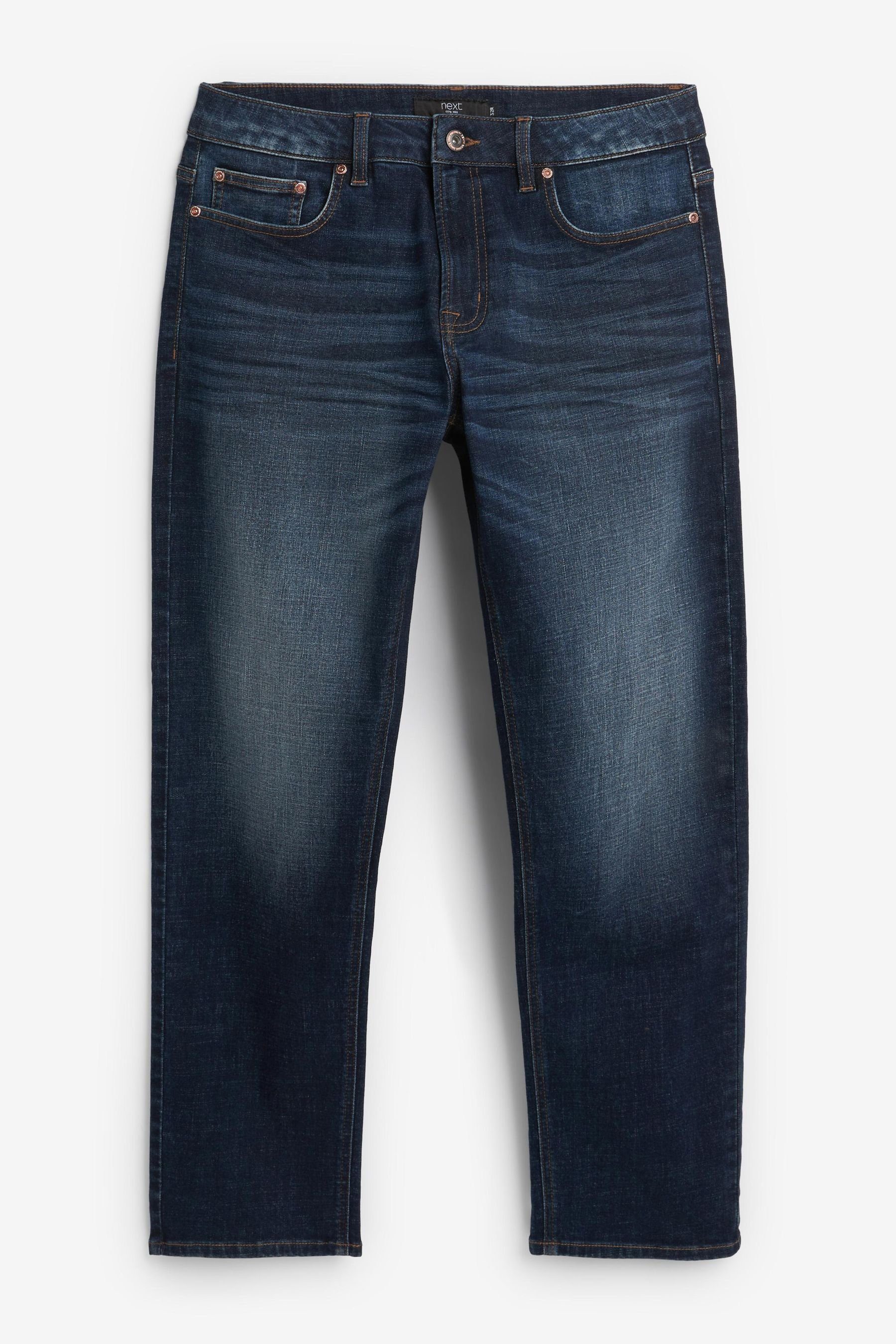 Next Straight-Jeans (1-tlg) Mid Indigo Blue | Straight-Fit Jeans