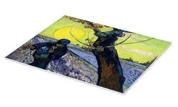 Posterlounge Forex-Bild Vincent van Gogh, Der Sämann, Wohnzimmer Malerei