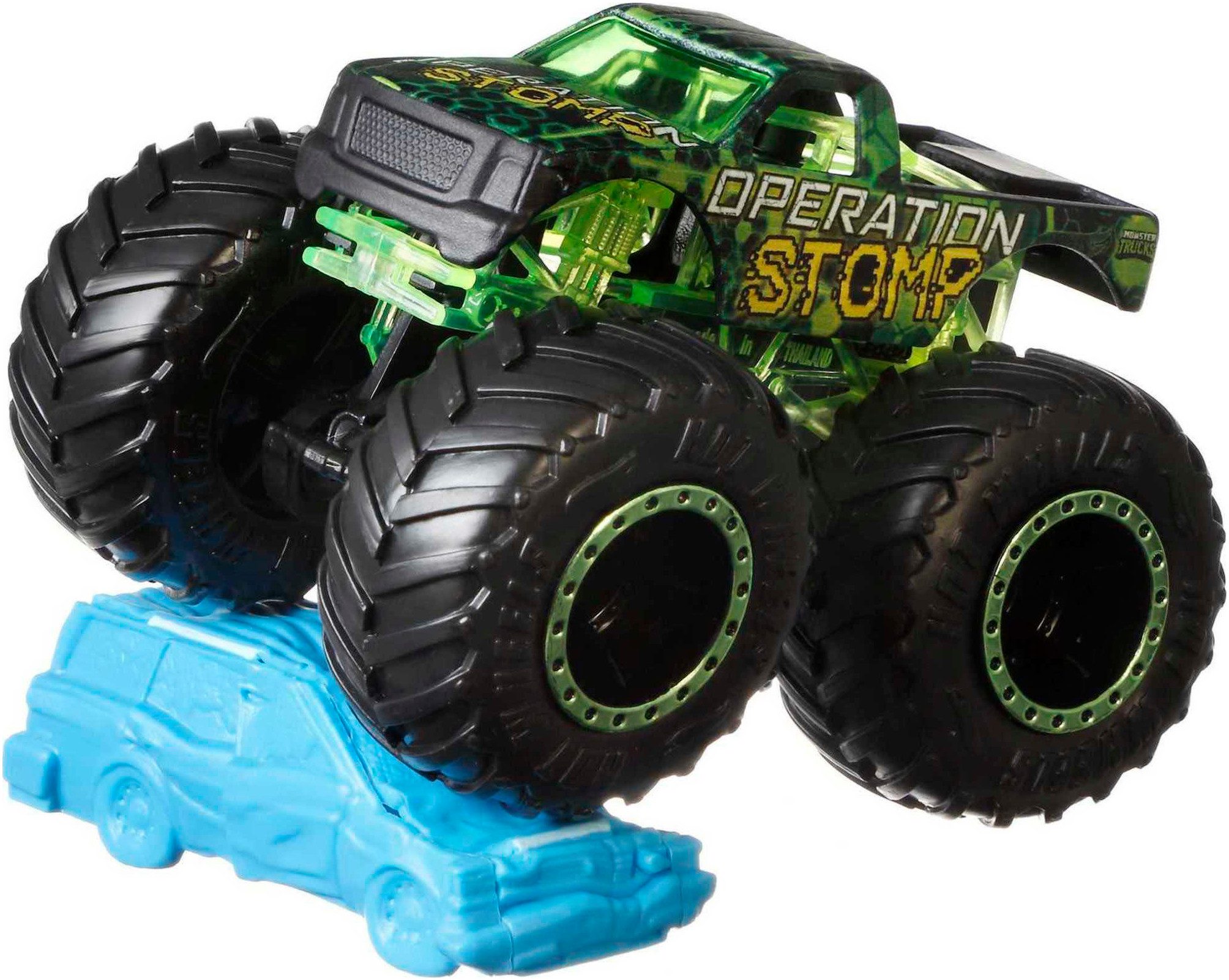 Hot Wheels Spielzeug-Monstertruck Monster Trucks Die-Cast, (Set, 2-tlg), im Maßstab 1:64, Variante nicht wählbar