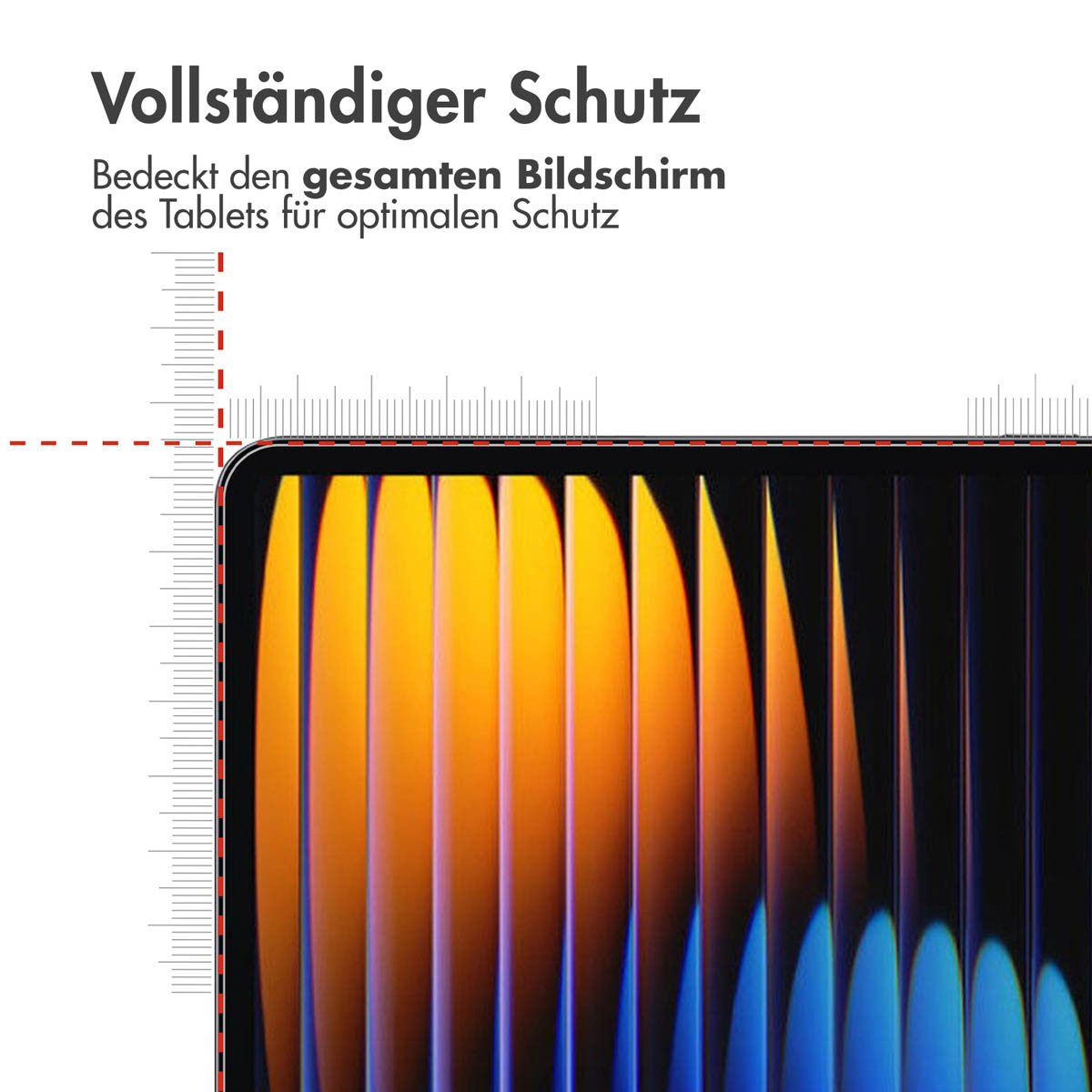 imoshion Displayschutzfolie imoshion Displayschutz aus gehärtetem Glas Xiaomi Pad 7 / 7 Pro / 8, 1 Stück – Bild 5 von 5