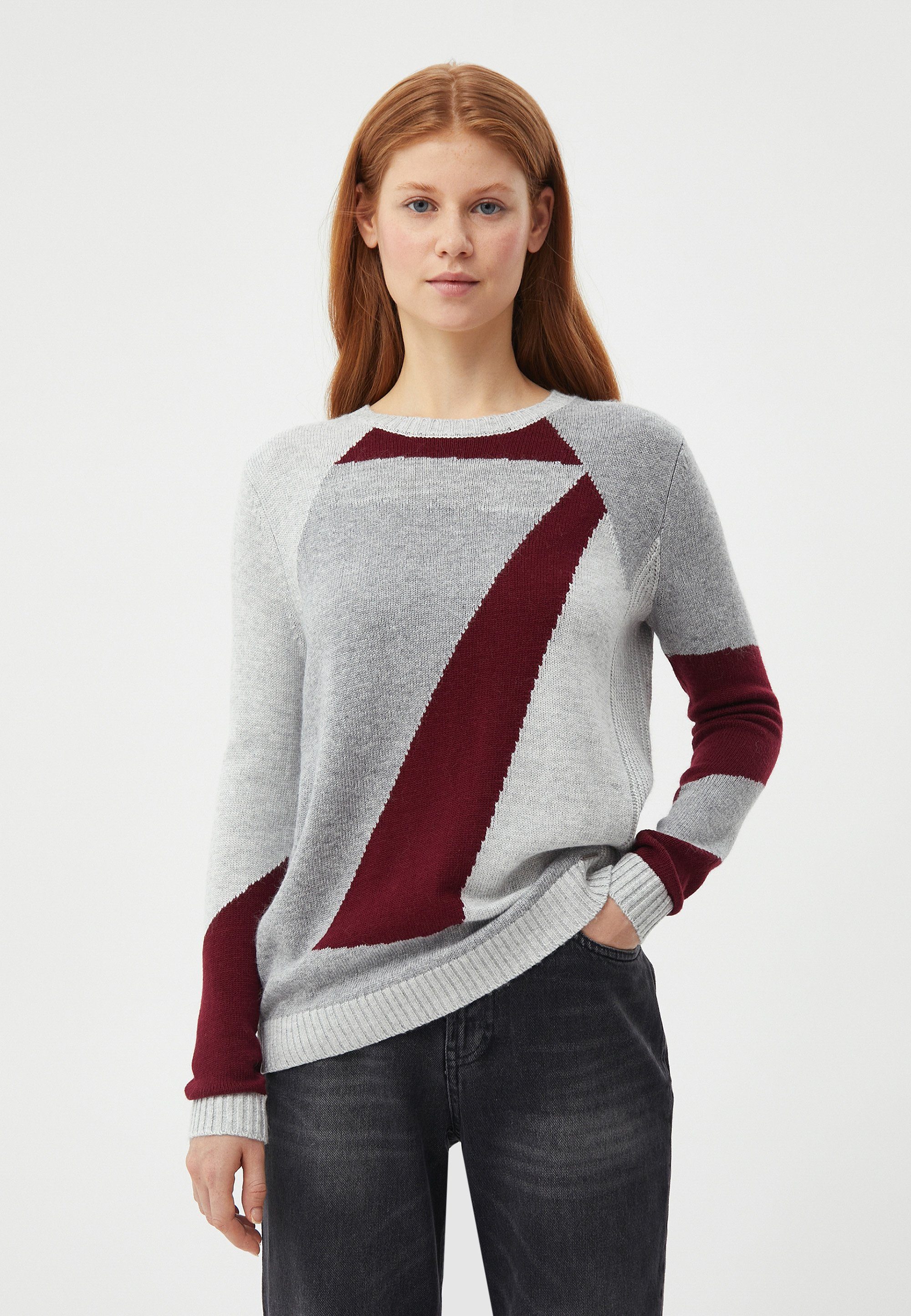 Finn Flare Strickpullover Basic mit Kaschmiranteil