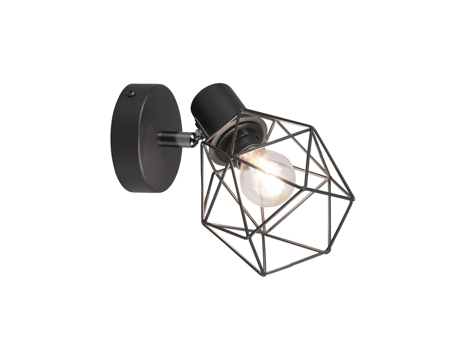 meineWunschleuchte Wandstrahler, ohne Leuchtmittel, Industrial Wand-Leuchte günstig online kaufen