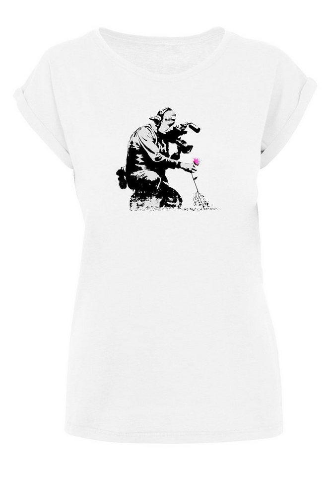 Merchcode T-Shirt Damen Ladies Flower Puller T-Shirt (1-tlg)