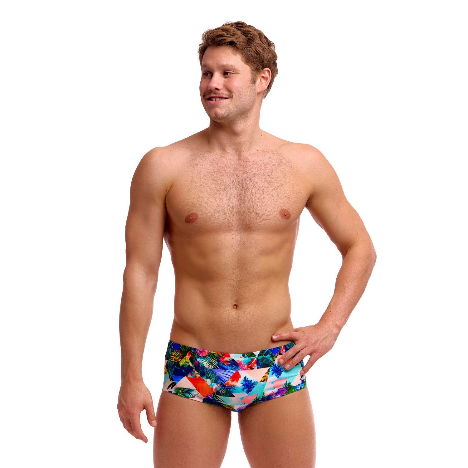 Funky Trunks Badehose Palm Prism Badeshorts chlorresistent und schnelltrocknend