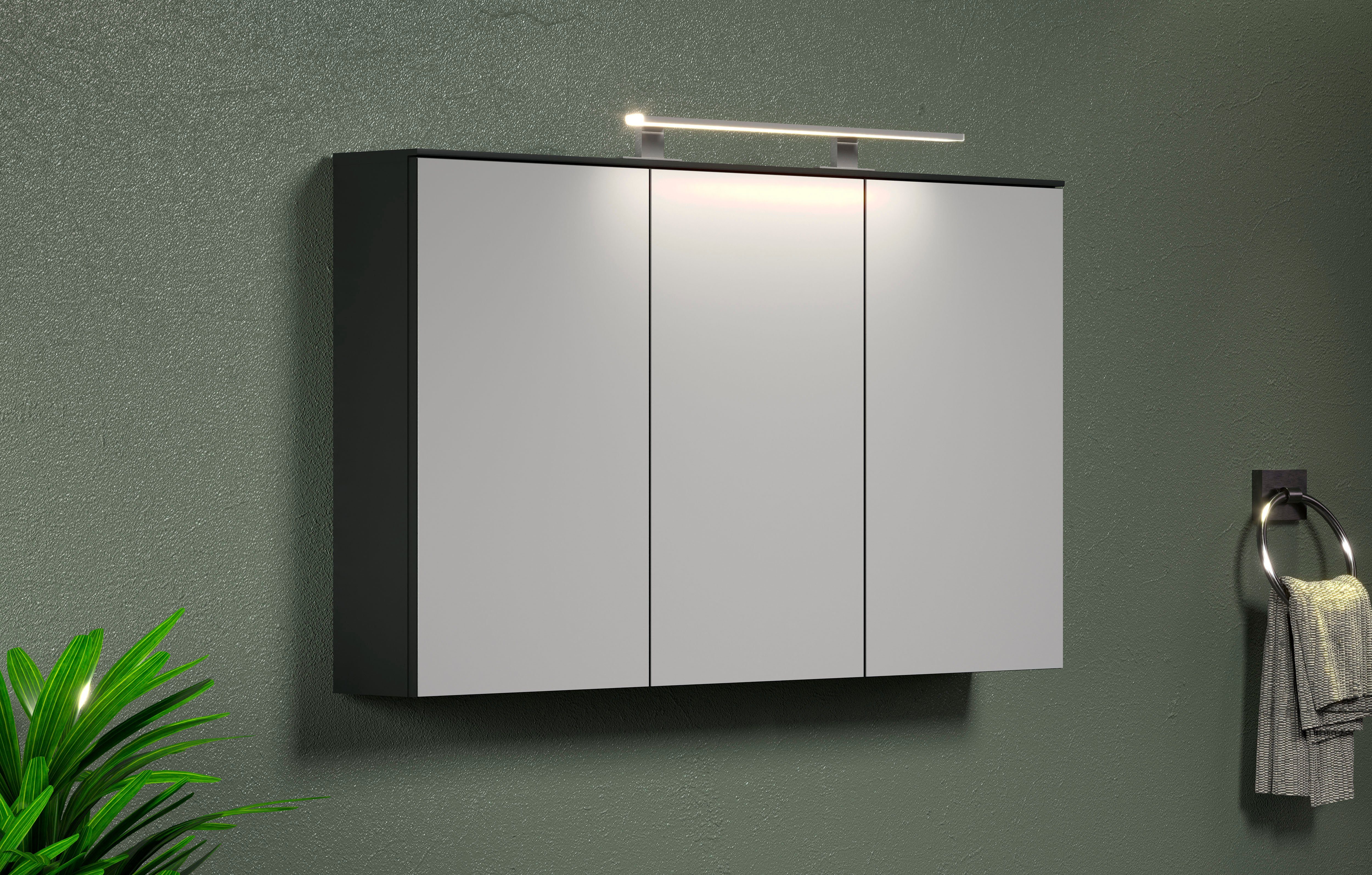 / Spiegelschrank Premont hoch, mit 120 cm (1-St) Spiegelschrank Türen INOSIGN breit Soft-Close 70 cm