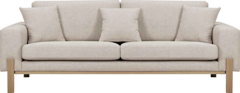 OTTO products 2-Sitzer »Hanne«, Verschiedene Bezugsqualitäten: Baumwolle mit Leinen, recyceltes Polyester aus PET-Flaschen und Baumwollmix