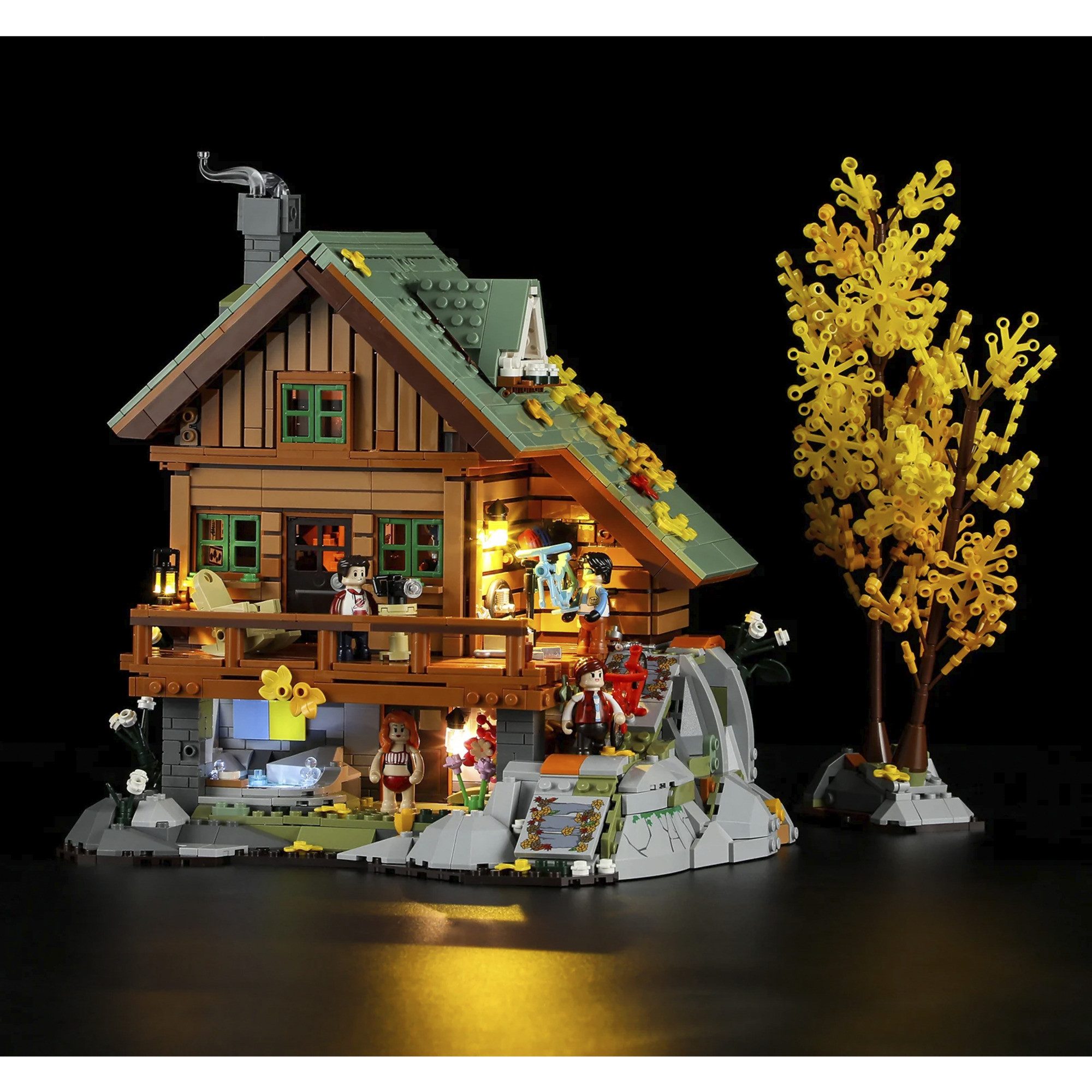 Lumibricks Lumibricks Berghütte, Konstruktionsspielzeug Spielbausteine günstig online kaufen