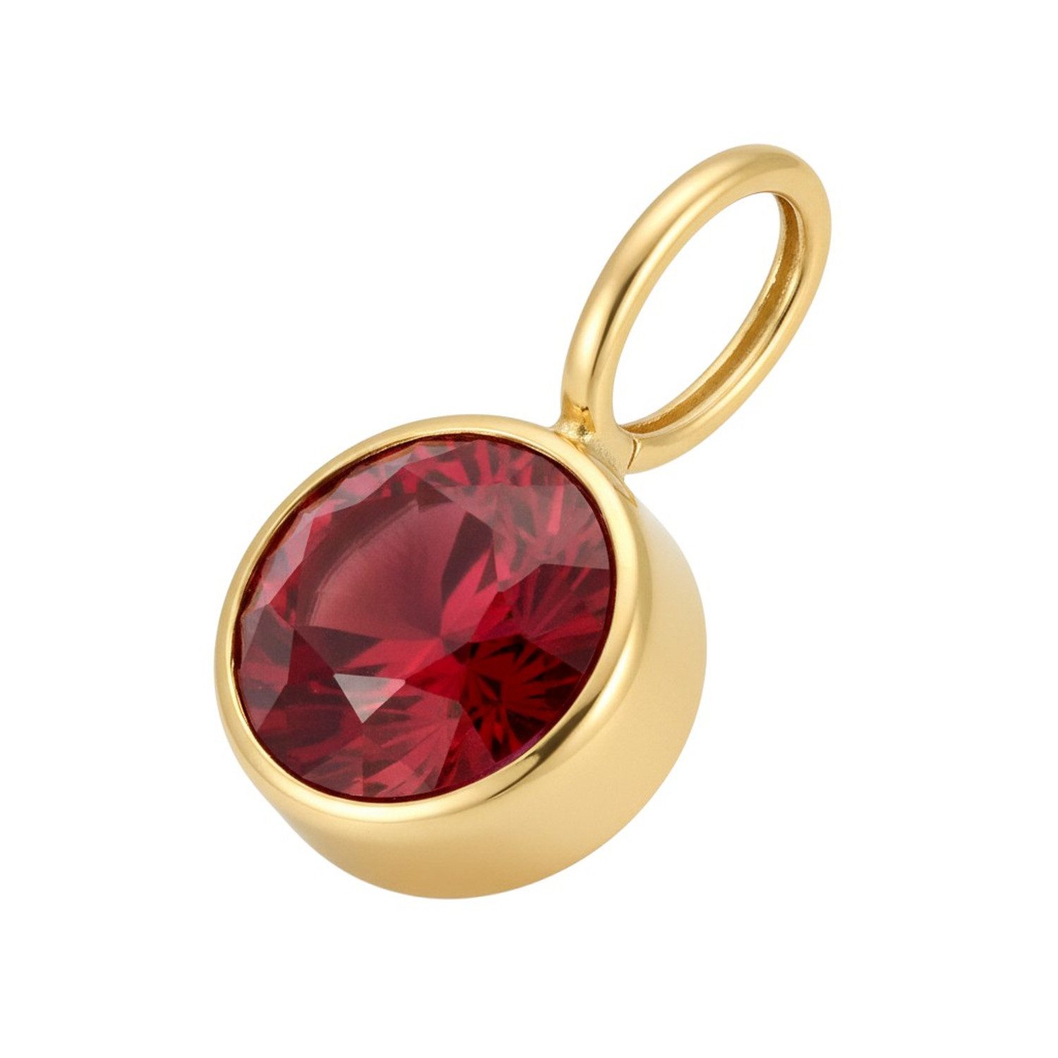KARMA Charm-Kette Glückskette zum selbst zusammenstellen Halskette (zum kombinieren, verschiedene Glücksanhänger), Sternzeichen Schutzengel Geburtsstein