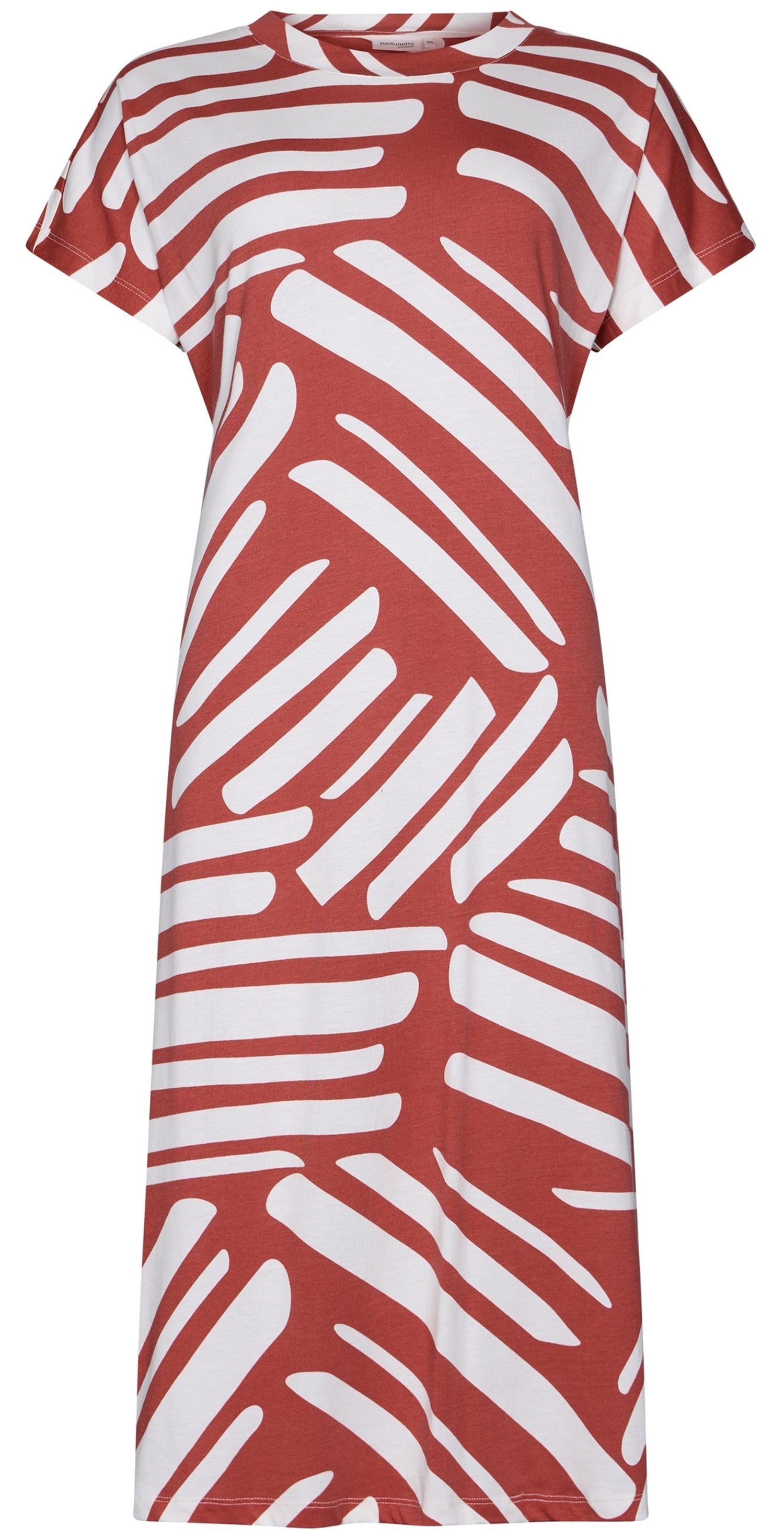 Pastunette Nachthemd Damen Schlafshirt lang kurzer Arm (1-tlg) Grafisches D günstig online kaufen