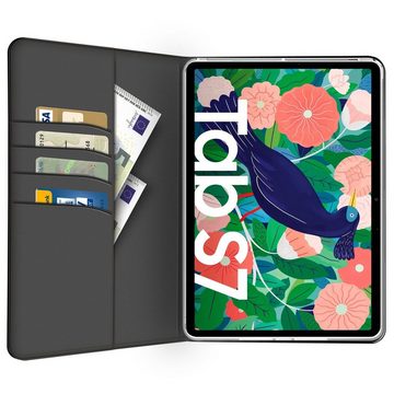 CoolGadget Tablet-Hülle Book Case Tablet Tasche Für Samsung Galaxy Tab S7 28 cm (11 Zoll), Hülle Klapphülle Cover Samsung Tab S7 (T870/T875) Schutzhülle
