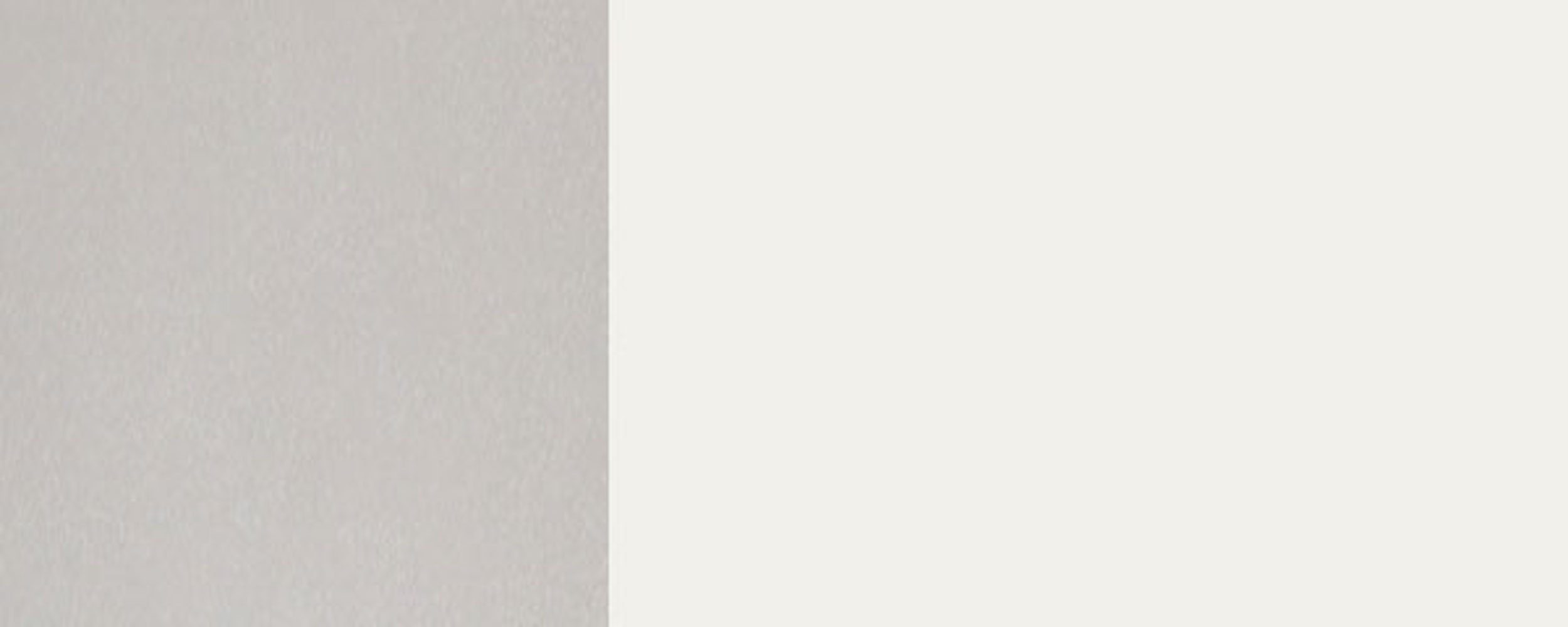 Feldmann-Wohnen Korpusfarbe 80cm 9016 mit Klapphängeschrank RAL wählbar Front- 2-türig grifflos und Napoli Hochglanz Glasfront verkehrsweiß (Napoli)