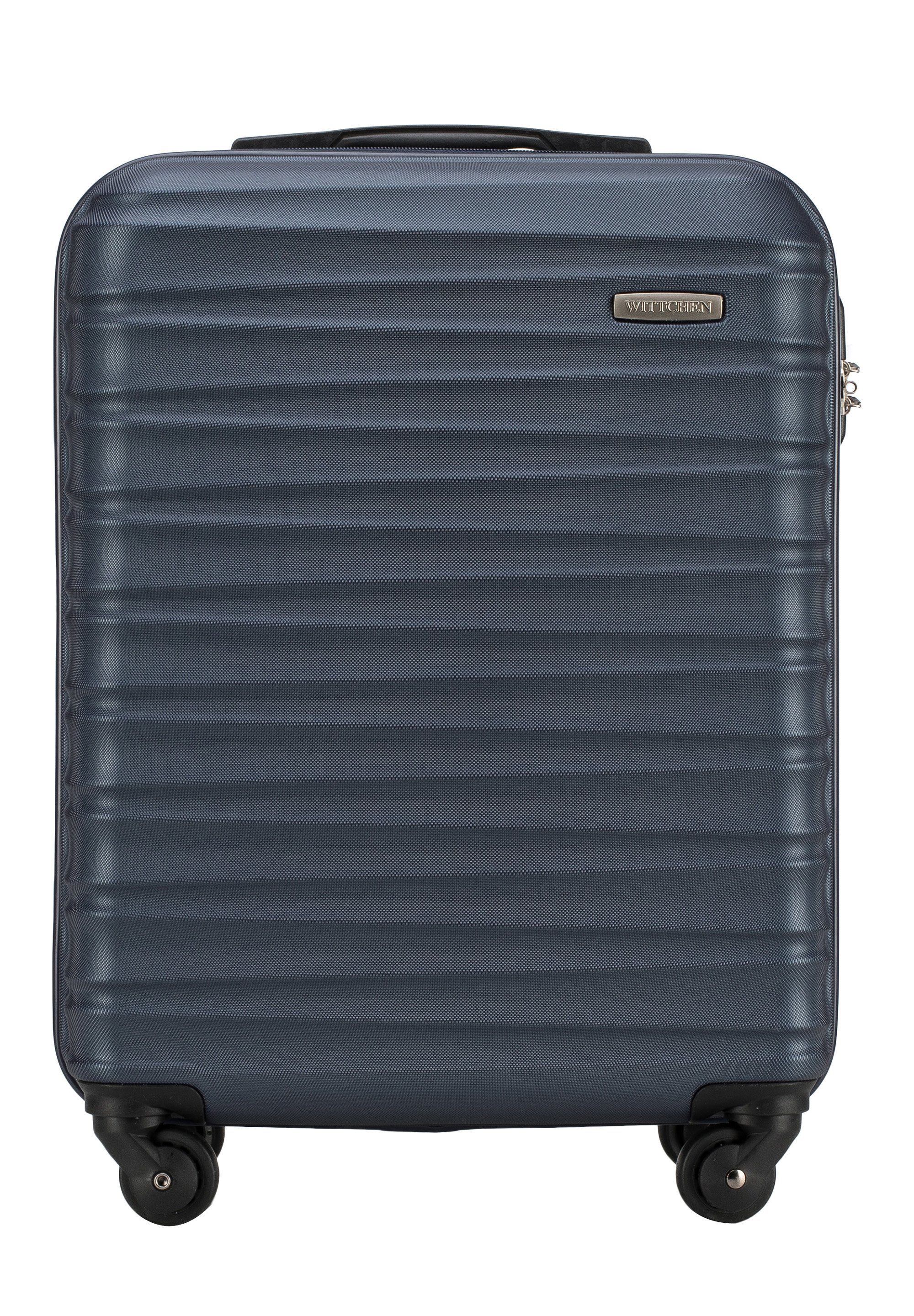 Damen Koffer Wittchen Handgepäckkoffer GROOVE Line, 4 Rollen, vier Spinnerräder, Hardcase, Teleskopgriff, Zahlenschloss