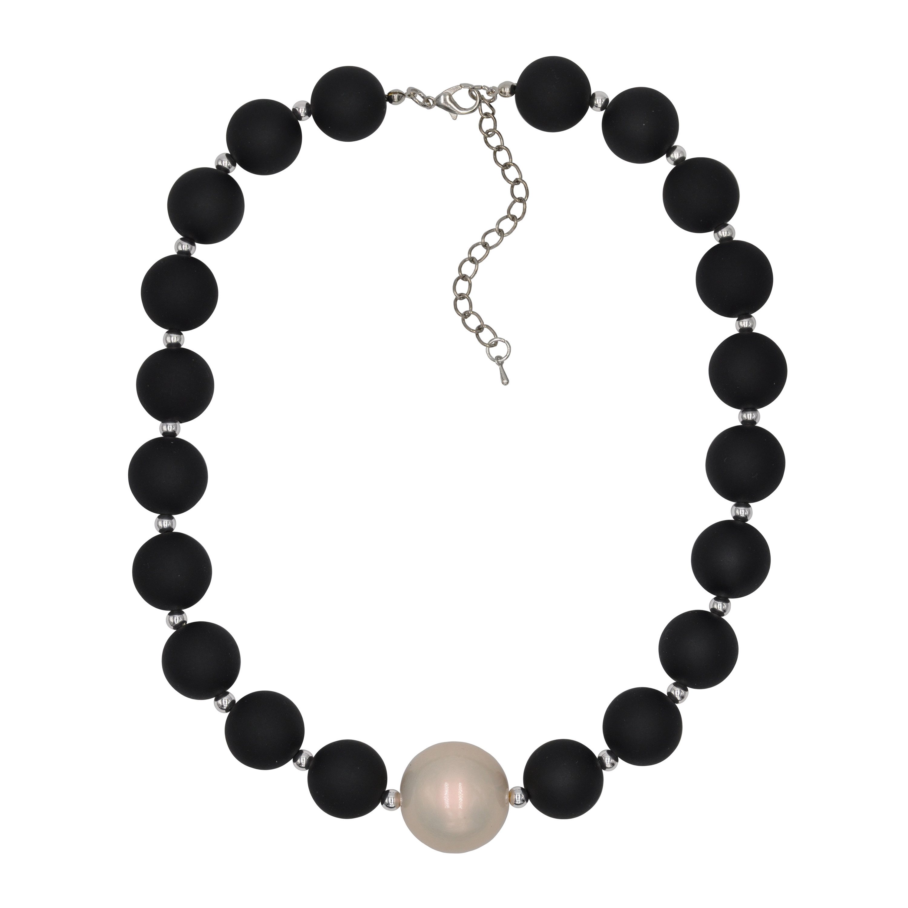 Firetti Statementkette Schmuck Geschenk Big mother of pearl, mit Kunststoffperle