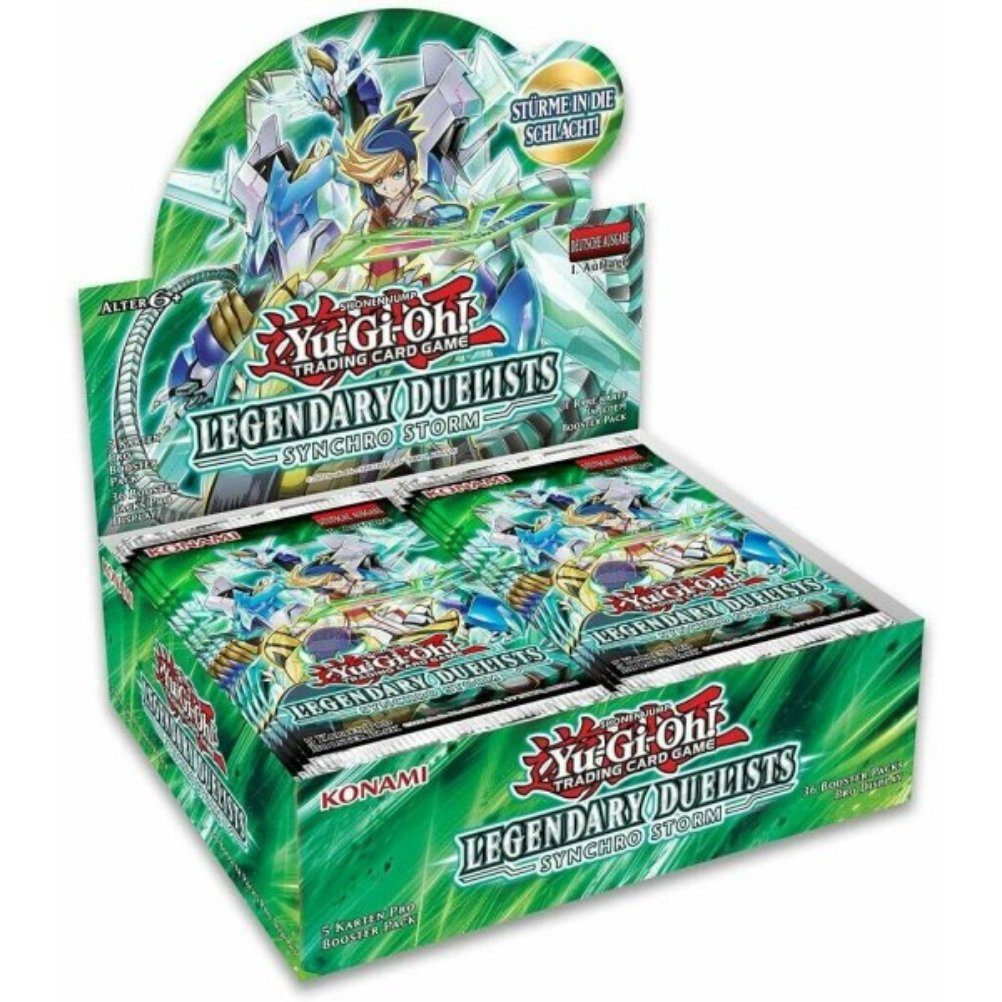 Konami Spiel Yu-Gi-Oh! 36 Booster Display - Legendary Duelists 8 - Synchro Storm -
