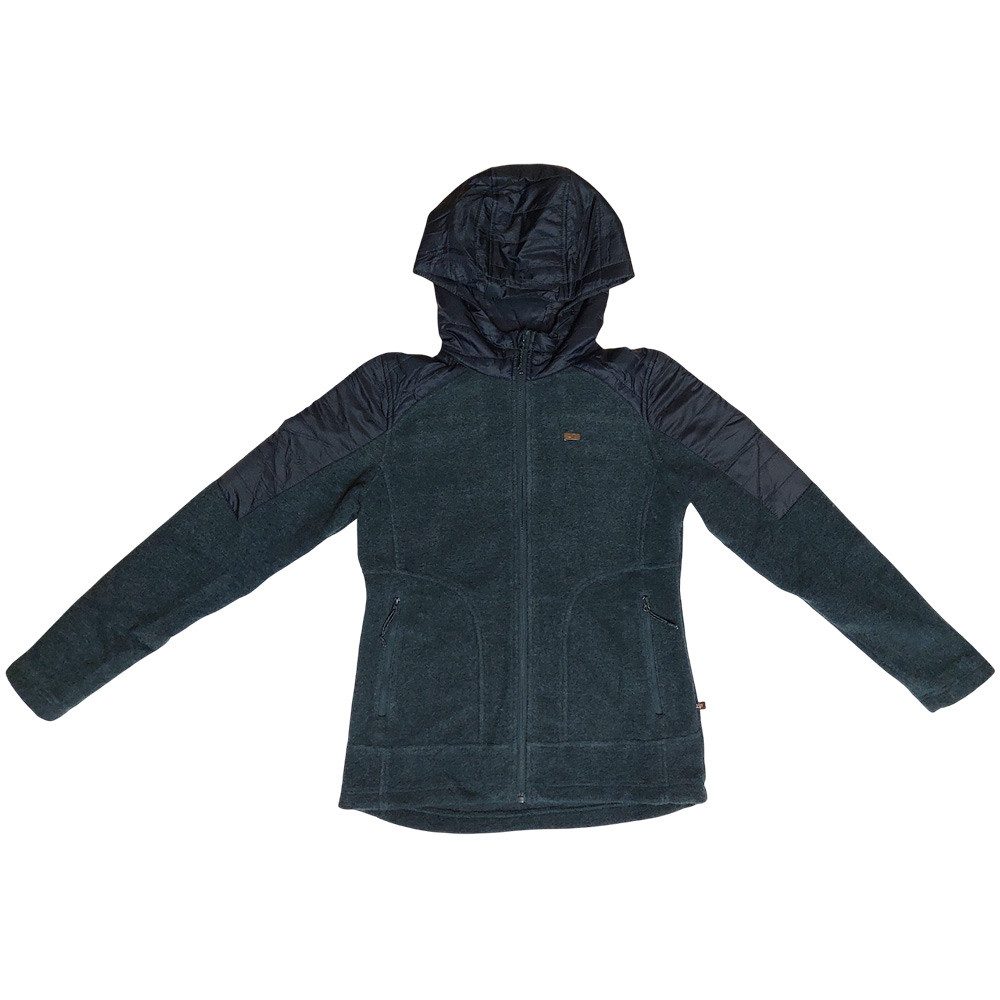 2117 of Sweden Trekkingjacke 2117 of Sweden - Ekelund Damen Fleecejacke mit Kapuze Outdoor Blaugrün