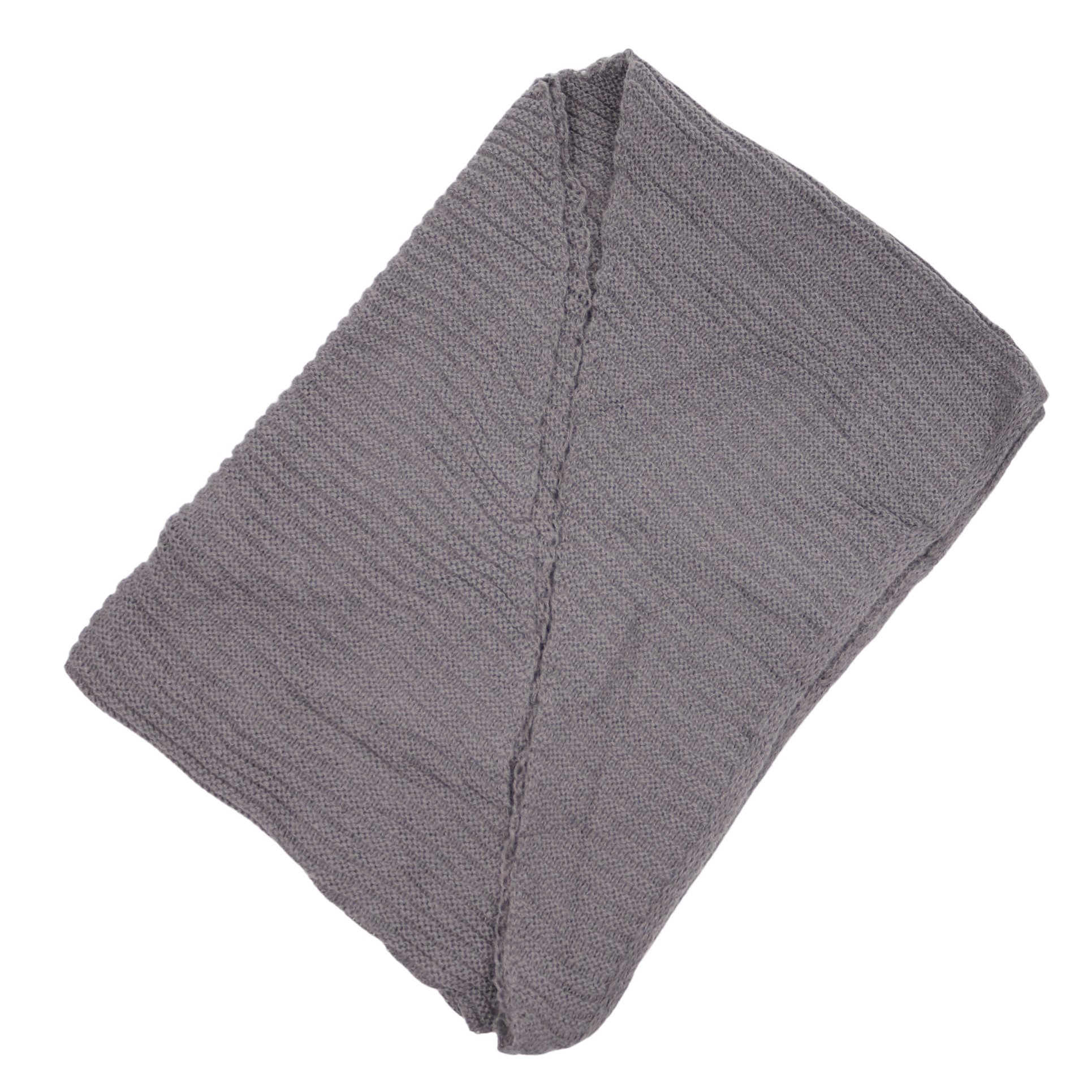MIRROSI Dreieckstuch Strickschal warmer Dreiecksschal XXL ca.80x210 cm, Leicht, (Made in Italy, Unifarbe), in tollen Farben 20% Lana Wolle