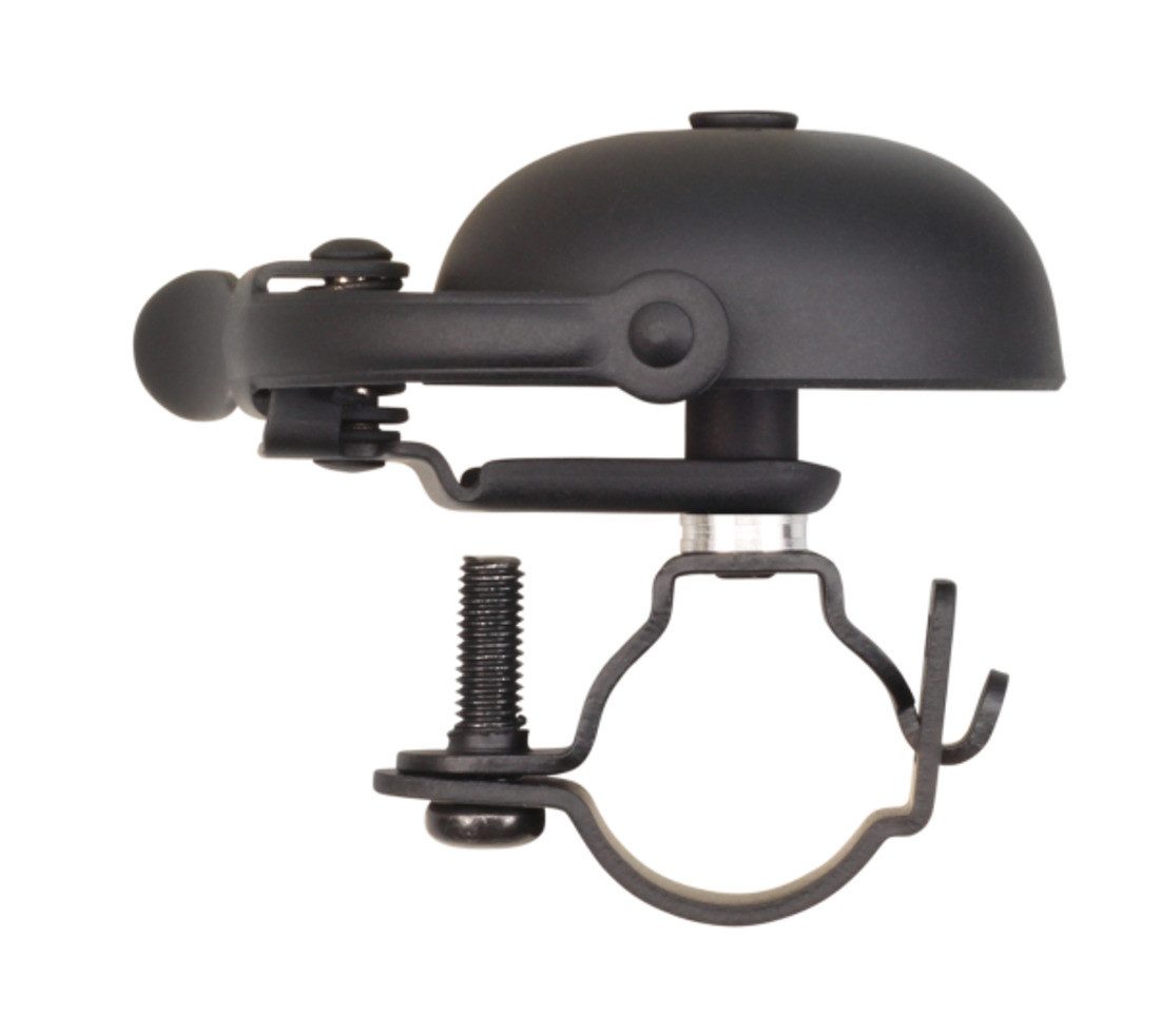 Fahrradklingel Signalglocke Mini Retro Suzu All Black, Retro Look, Ø 45m