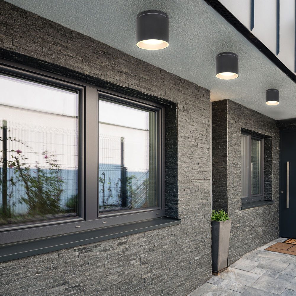 GLOBO LIGHTING Außen-Deckenleuchte, Leuchtmittel nicht inklusive, Außenleuc günstig online kaufen