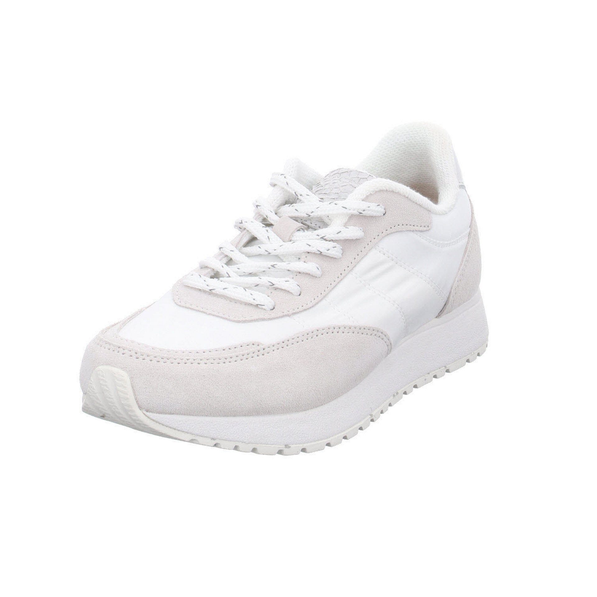 WODEN Damen Sneaker Schuhe Nelli Soft Sneaker Sneaker Leder-/Textilkombination blanc de blanc