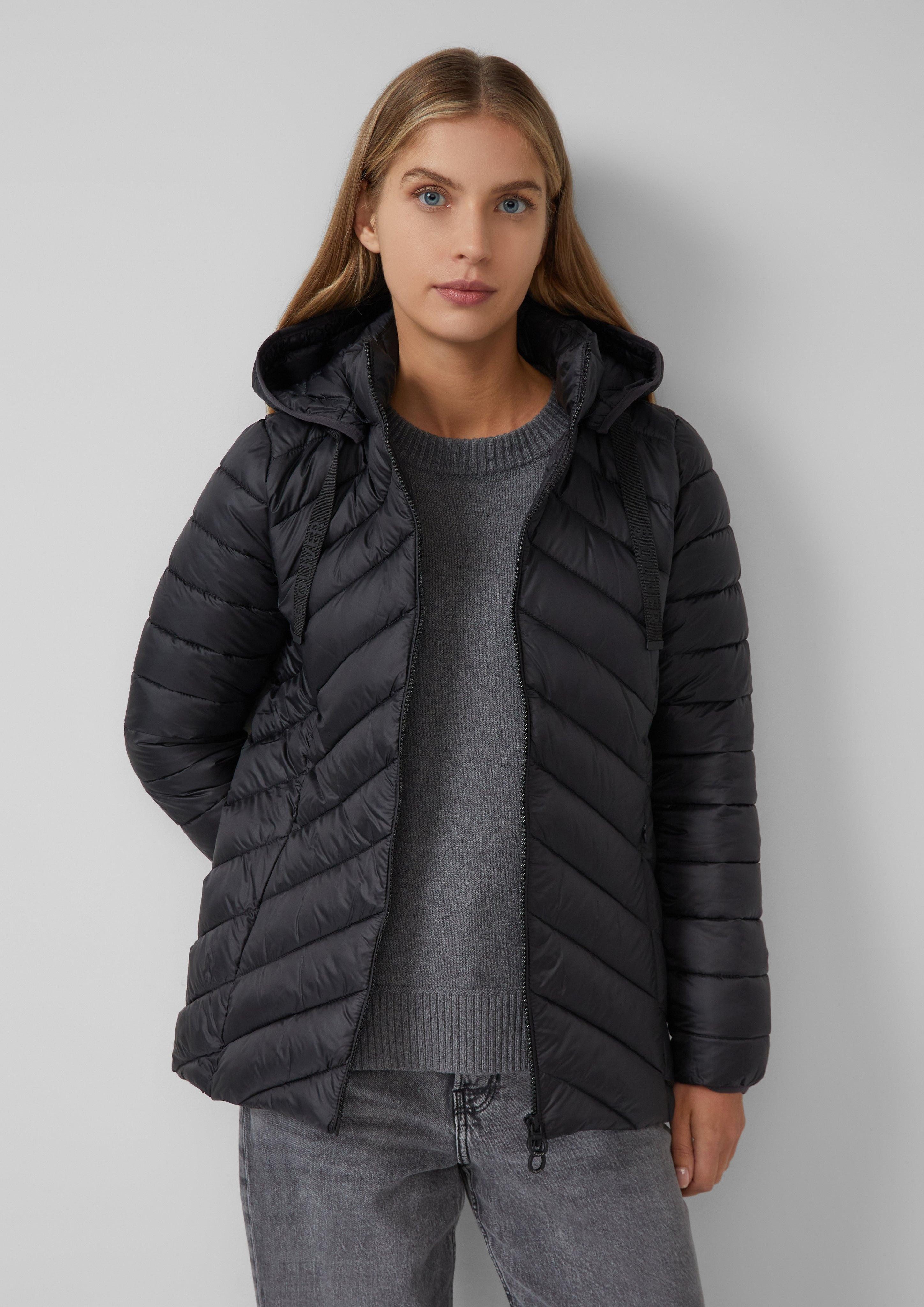 s.Oliver Funktionsjacke Steppjacke mit abnehmbarer Kapuze günstig online kaufen