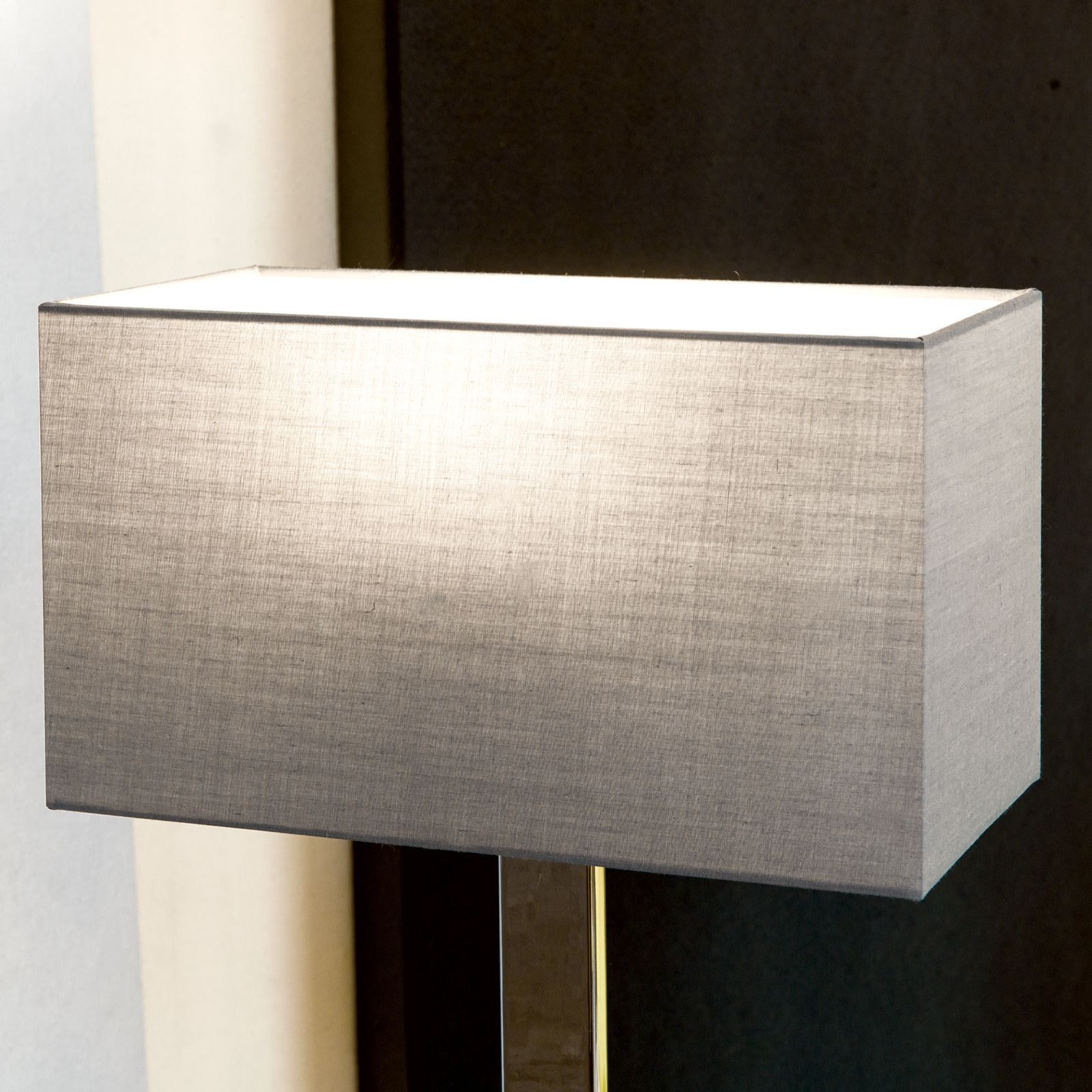 Orion Leuchten Lampenschirm Rechteckiger Lampenschirm 32 x 16 x 18 cm grau – Bild 5 von 5