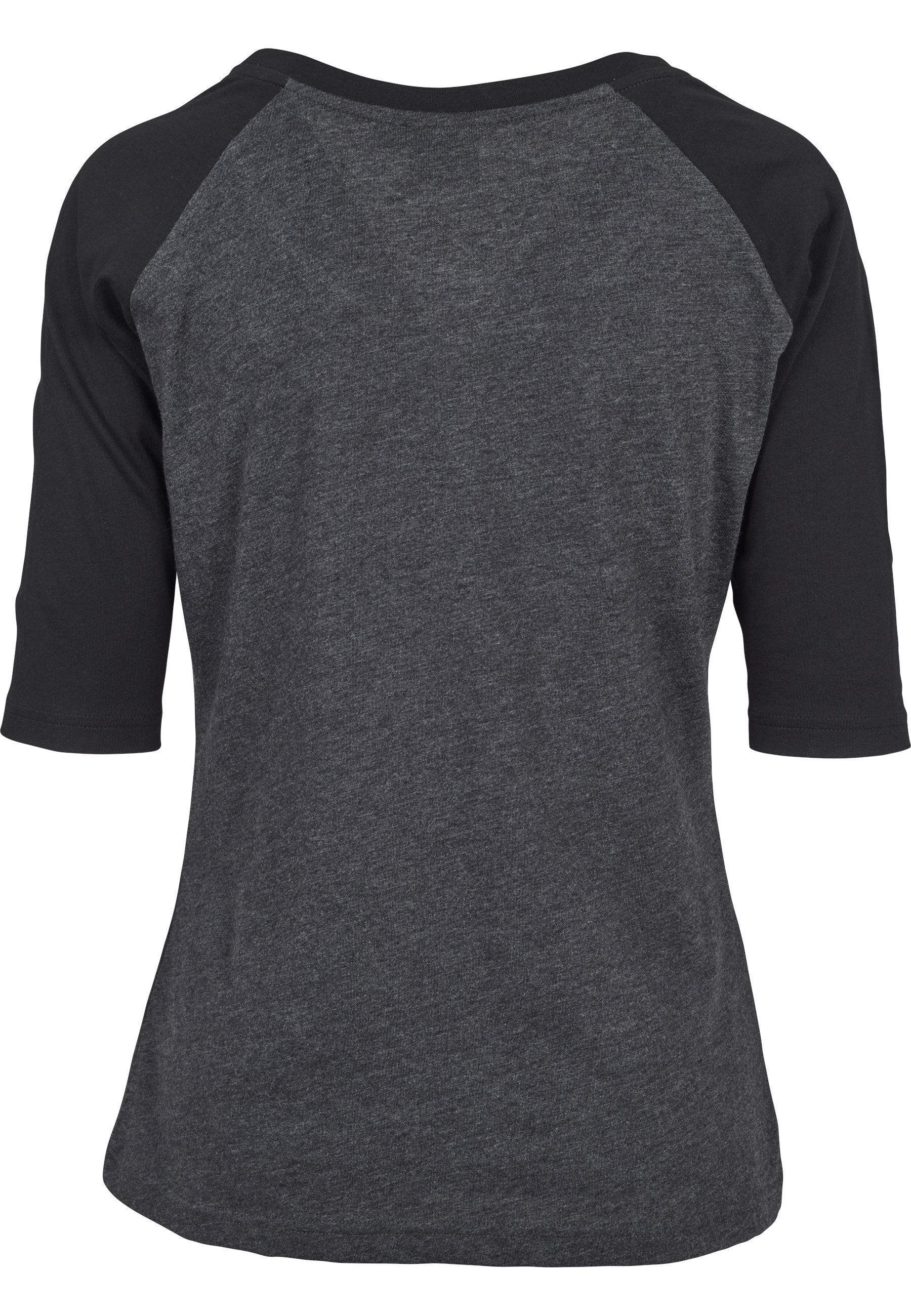 URBAN CLASSICS Kurzarmshirt Urban Classics Damen Ladies 3/4 Contrast Raglan günstig online kaufen