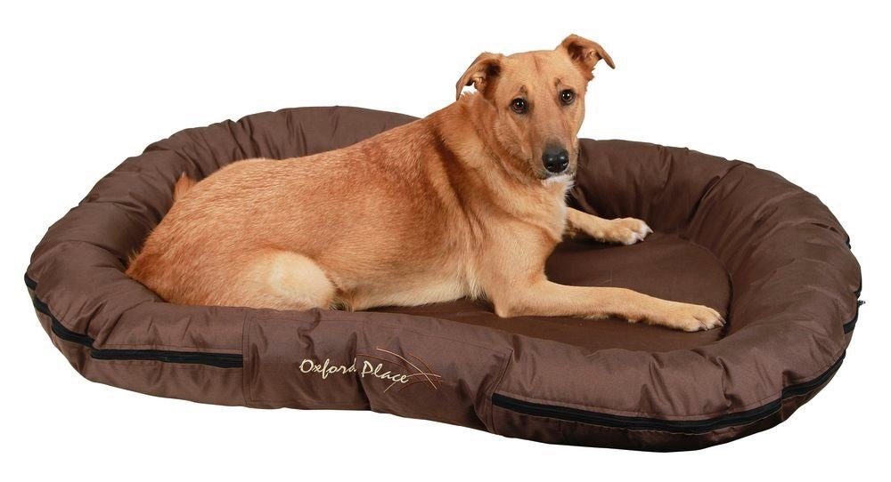 Kerbl Tierbett Kerbl Liegekissen Oxford Place braun 120x85x17 cm 84993