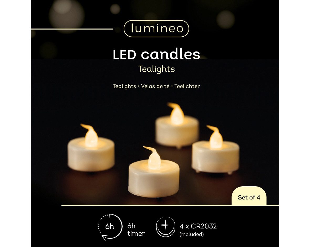 Kaemingk LED Dekolicht LED Teelicht plastik Dauerbetrieb BO indoor Ø 3.6cm günstig online kaufen