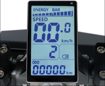 Forca E-Scooter »Knumo 1500 Safety Plus 45 km/h«, 45 km/h, inkl. Blinker + Gepcäck-Case + Lithium-Akku