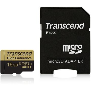 Transcend microSDHC Card 16 GB Speicherkarte