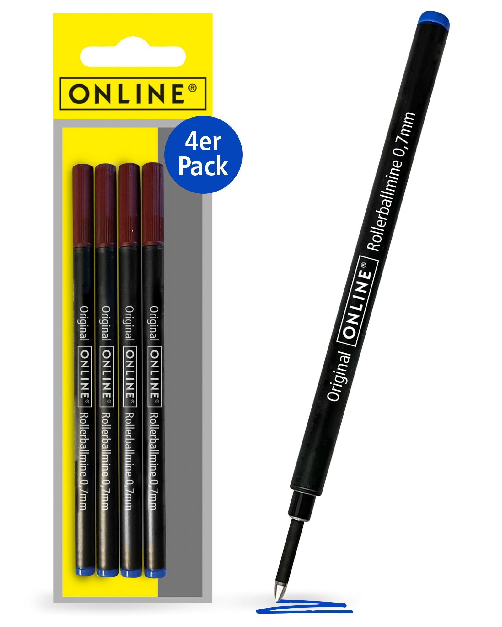 Online Pen Tintenroller Rollerball Mine, kompatibel mit Tintenrollern verschiedener Marken