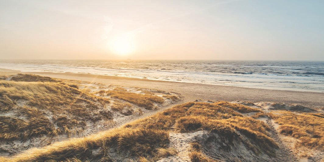 Bönninghoff Leinwandbild, Küste, Meer, Natur, Sonnenuntergang, Strand (1 St)