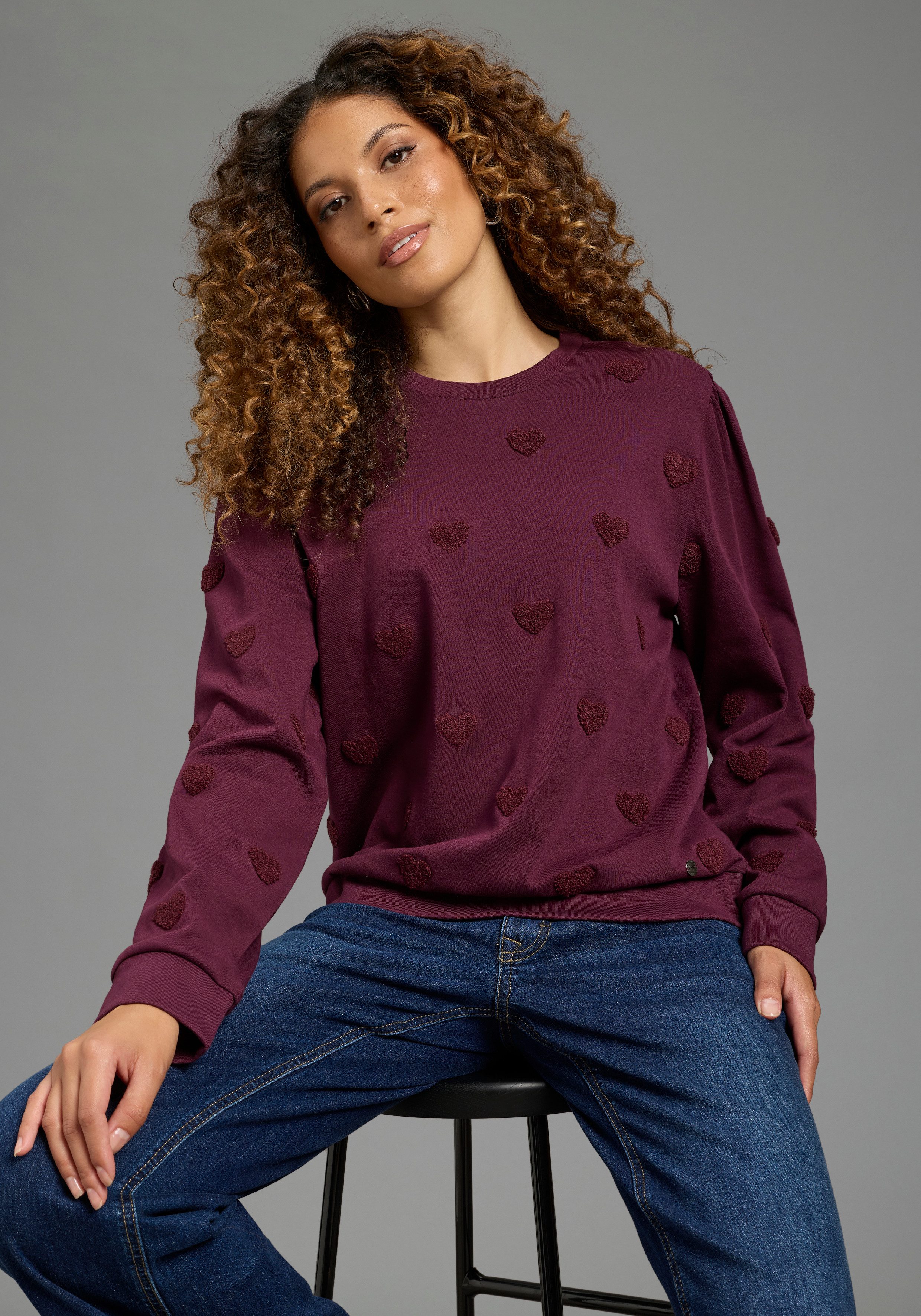 KangaROOS Sweatshirt mit Rundhalsausschnitt und Blende, bequeme Passform. € 39,99, (€ 39,99 pro 1 Stk).