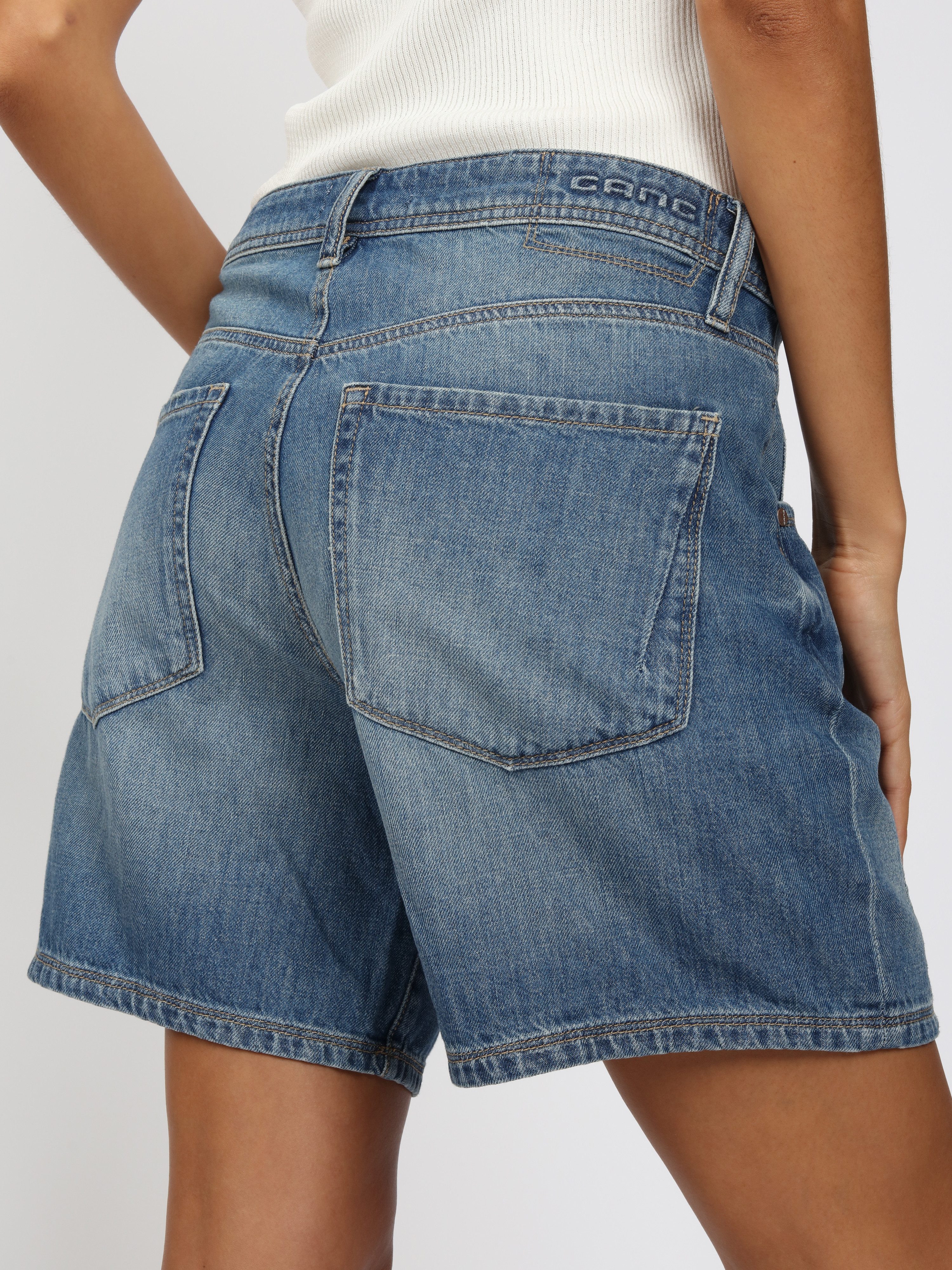 GANG Jeansshorts 94CLAIRE SHORTS mit Bindegürtel, Baggy Fit – Bild 5 von 5