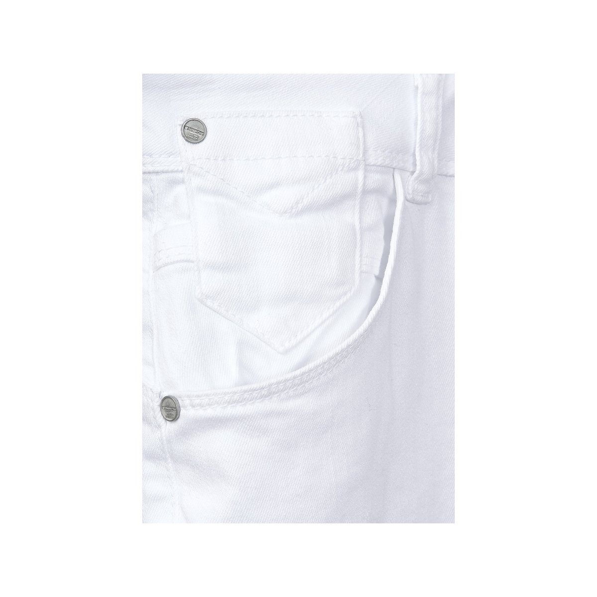 regular STREET 5-Pocket-Jeans (1-tlg) weiß ONE